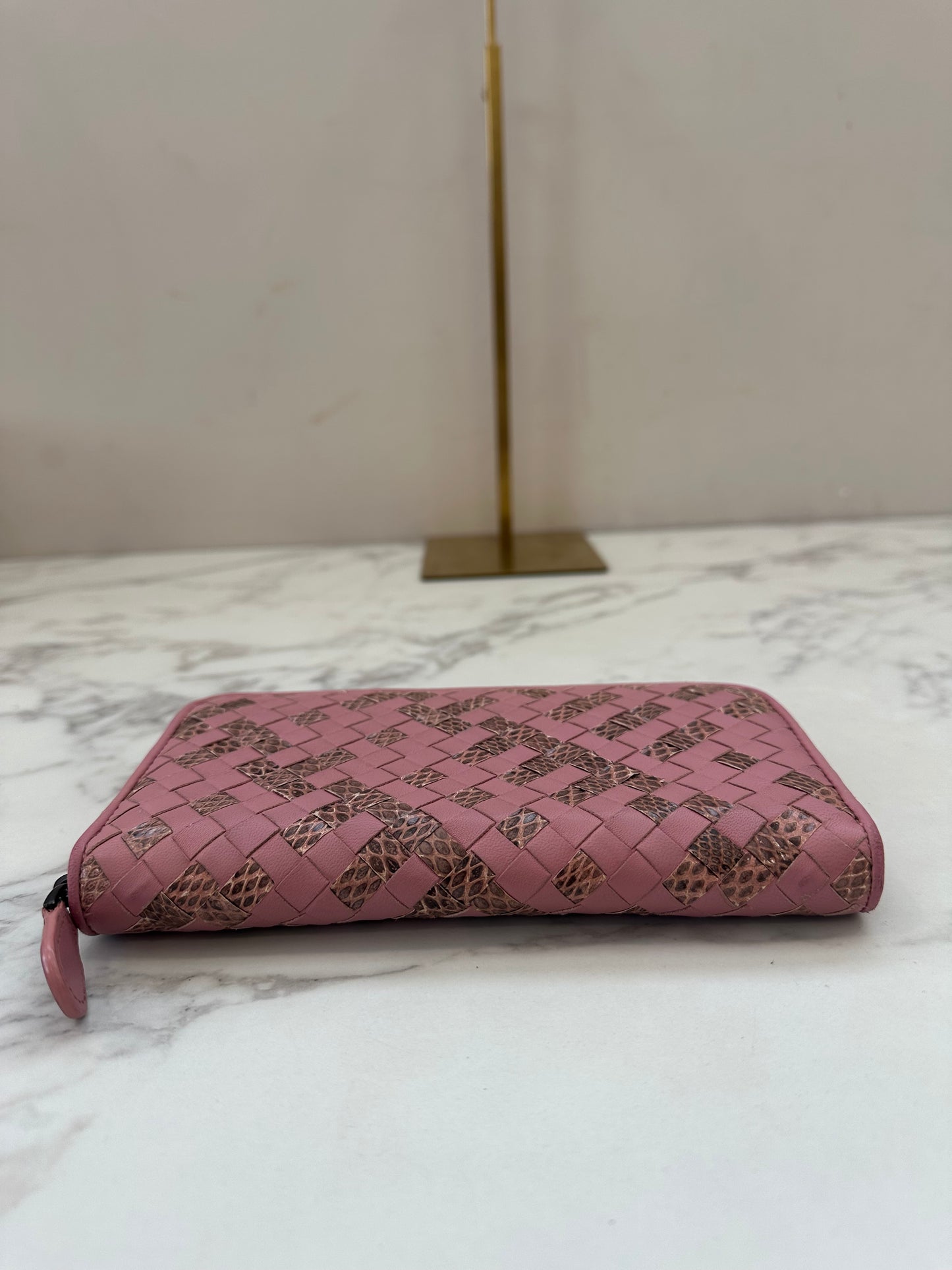 Bottega Veneta Pink Wallet