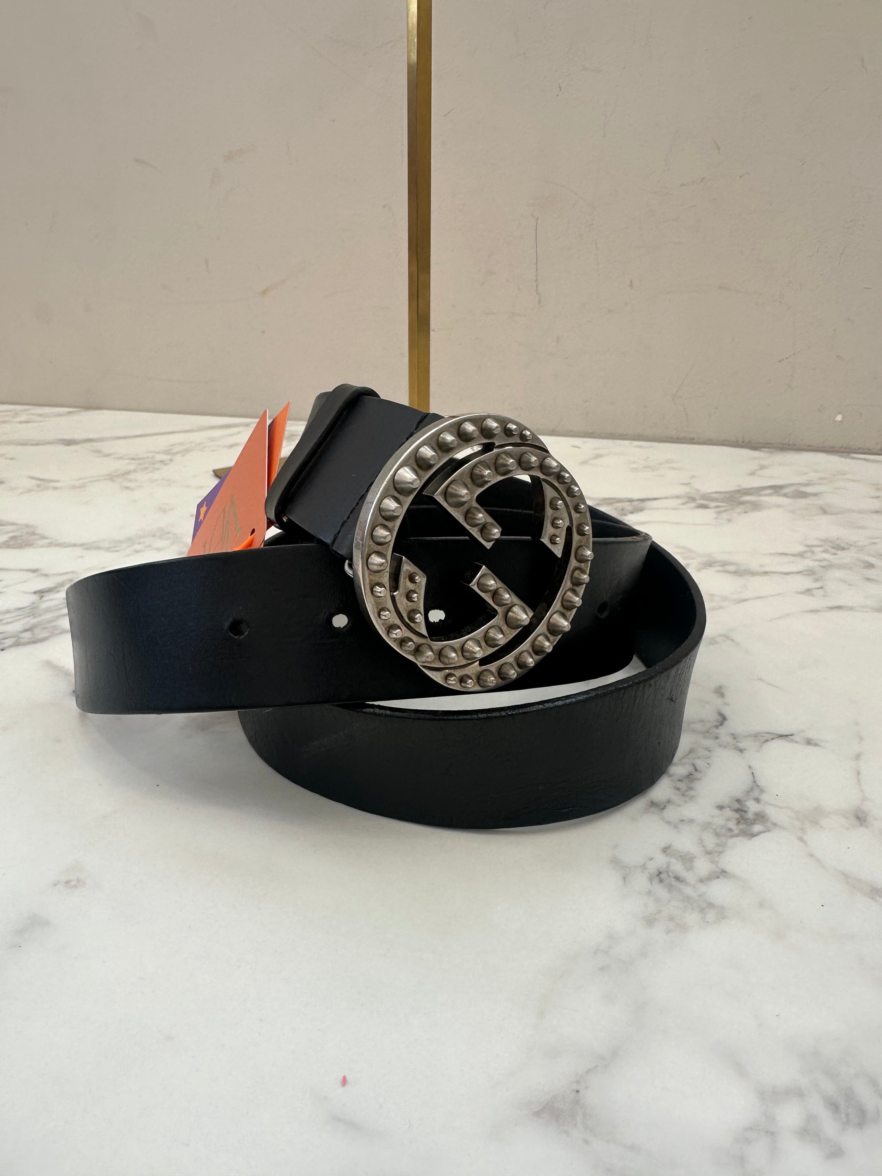 Gucci Black Belt