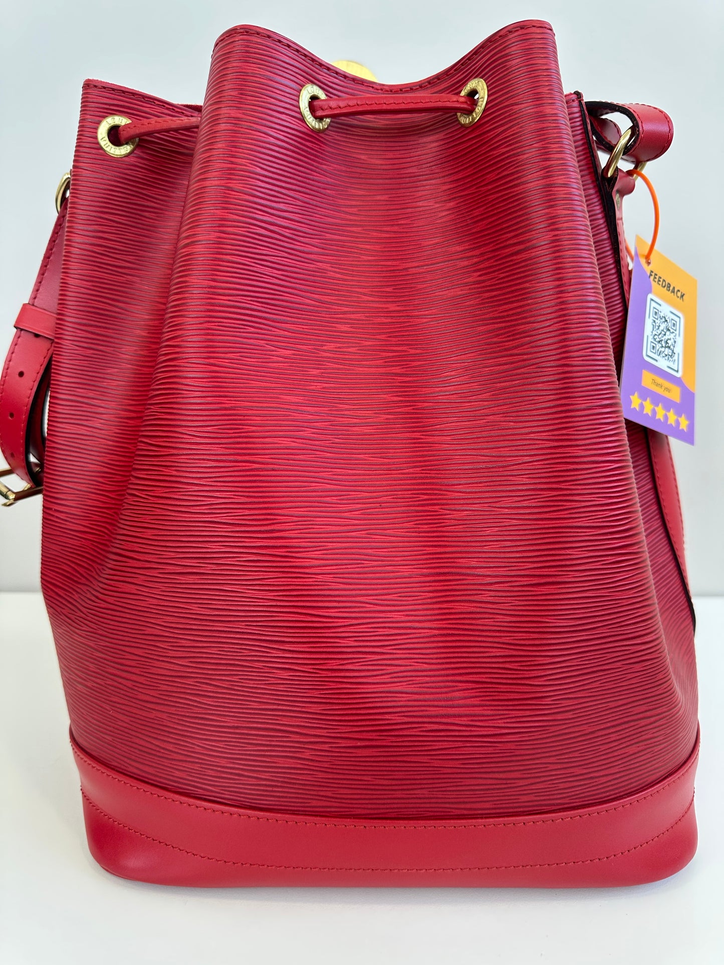 Louis Vuitton Noé Red Epi