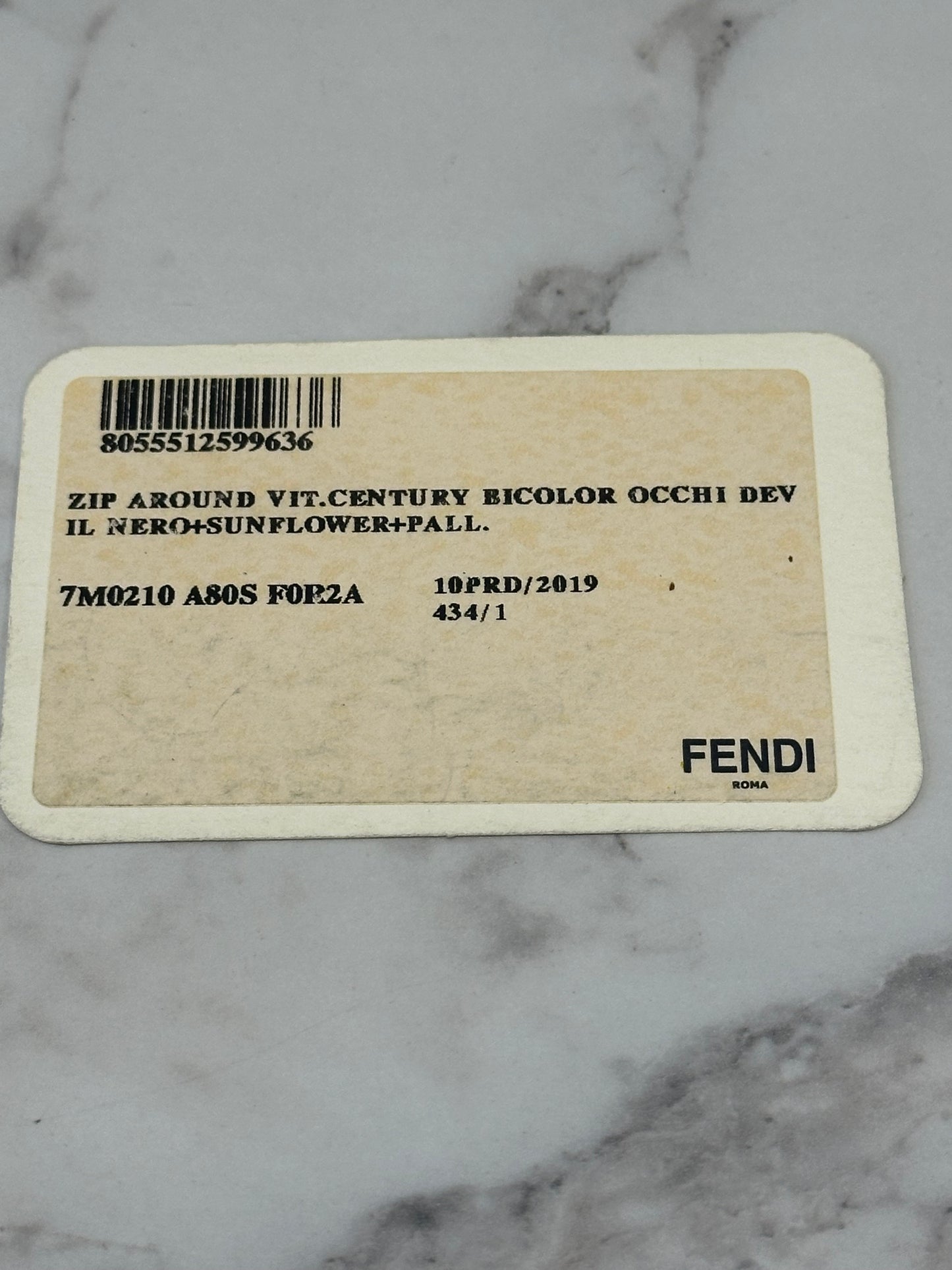 Fendi Black Wallet