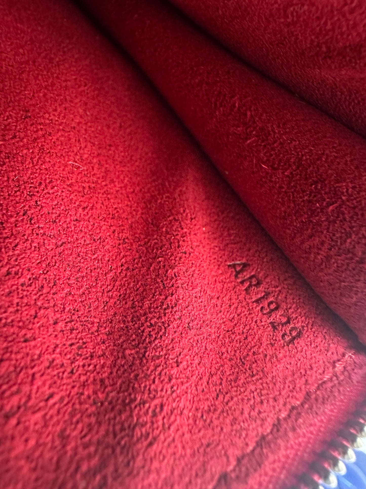 Louis Vuitton Pochette Red Epi