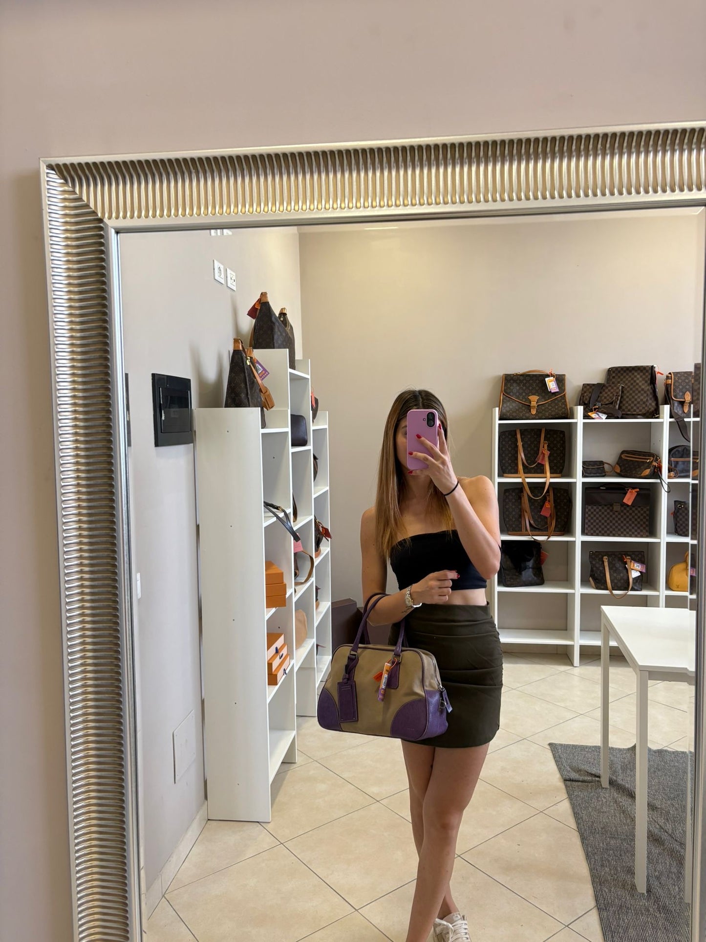 Prada Triangle Purple