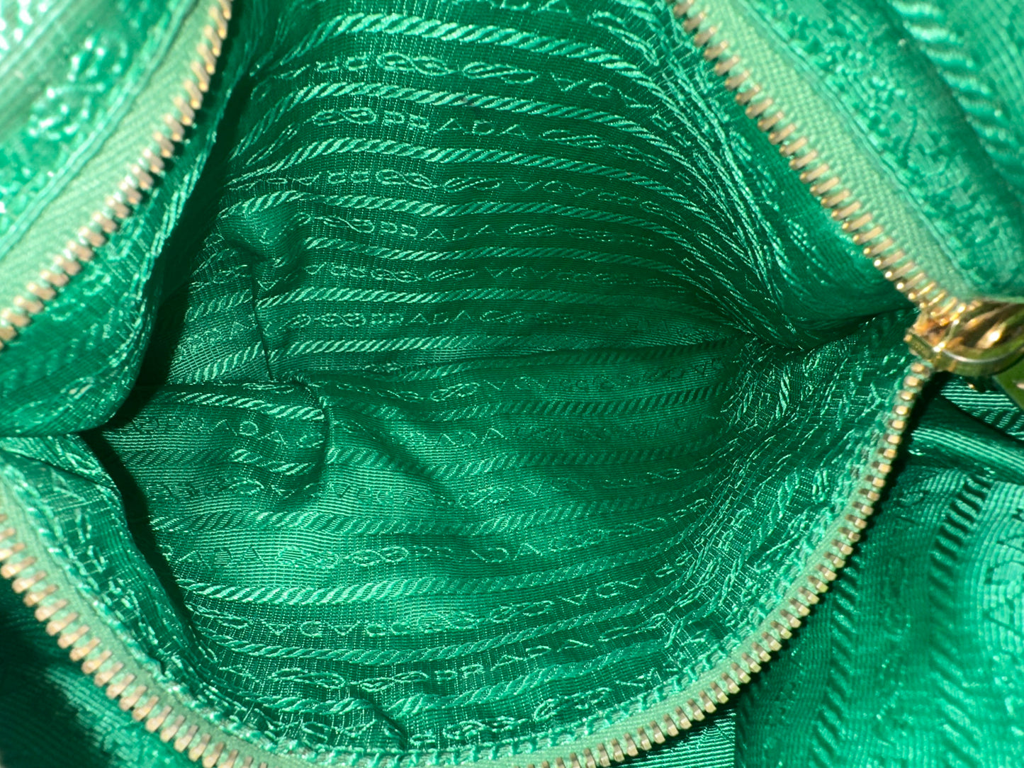 Prada Green Nylon