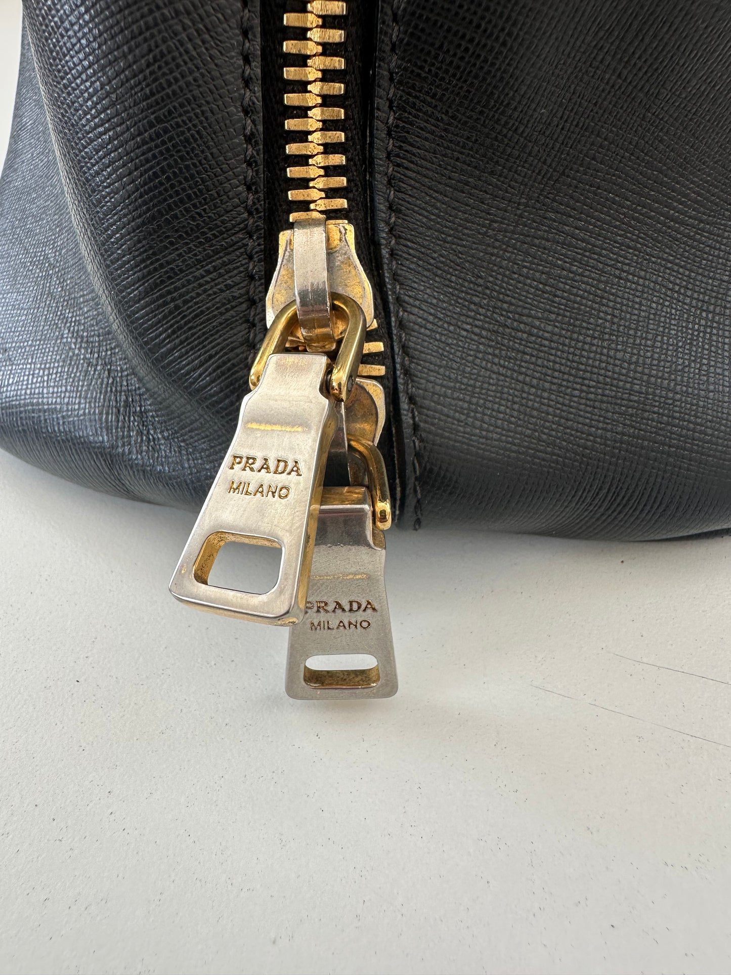 Prada Black Leather