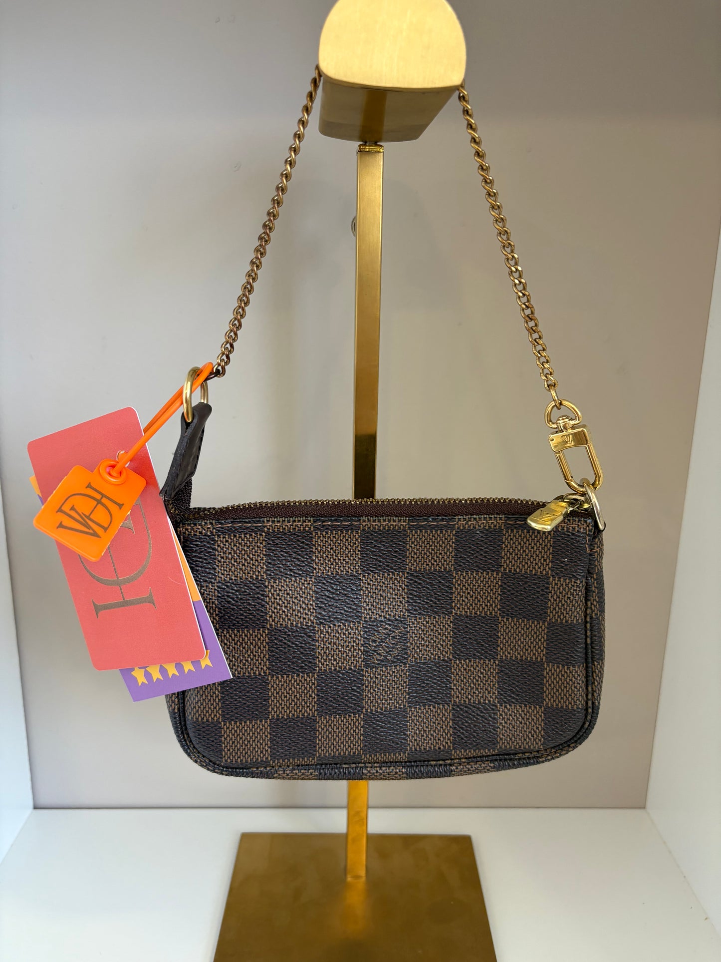 Louis Vuitton Pochette mini Damier Ebene