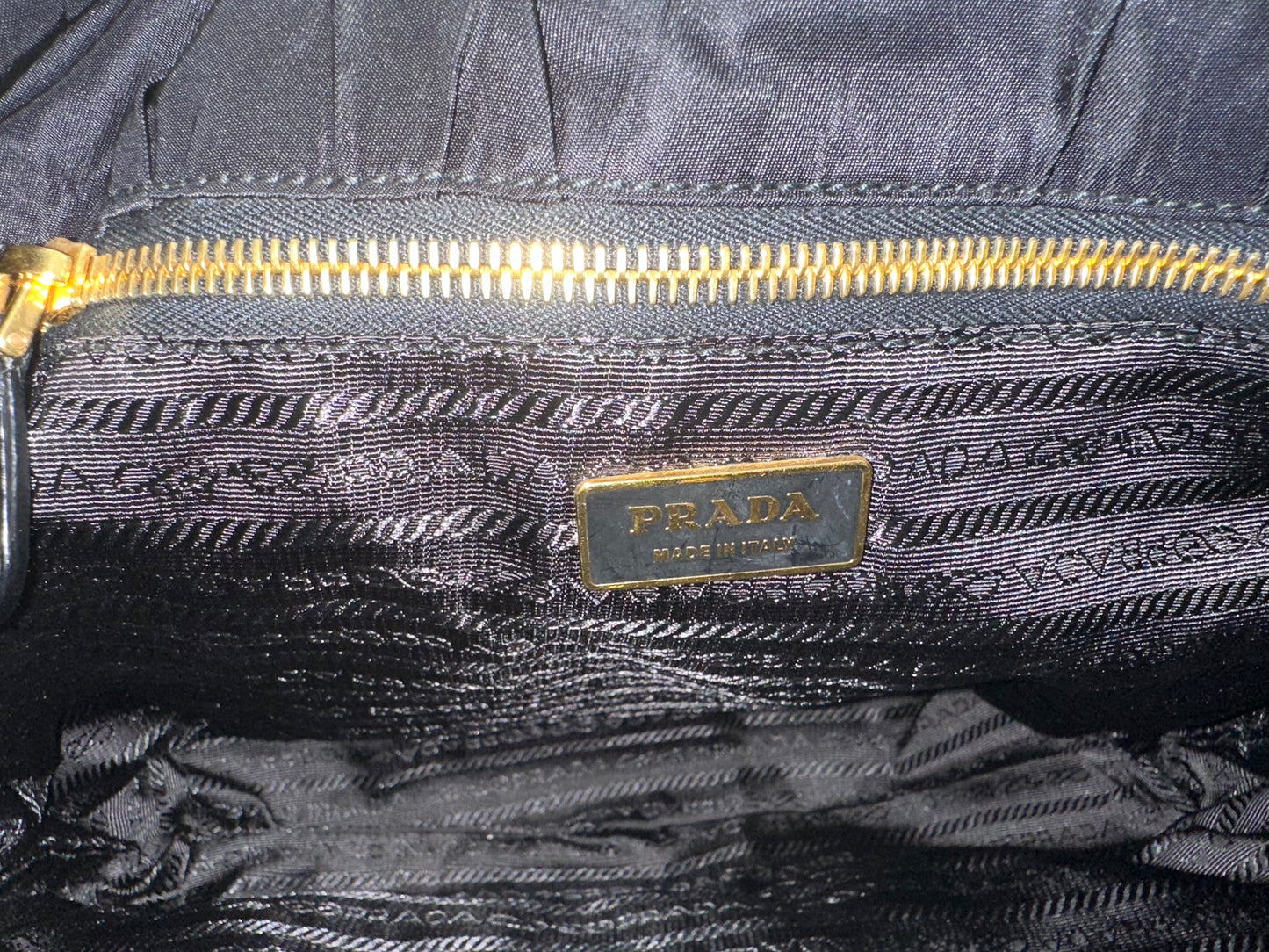 Prada black nylon