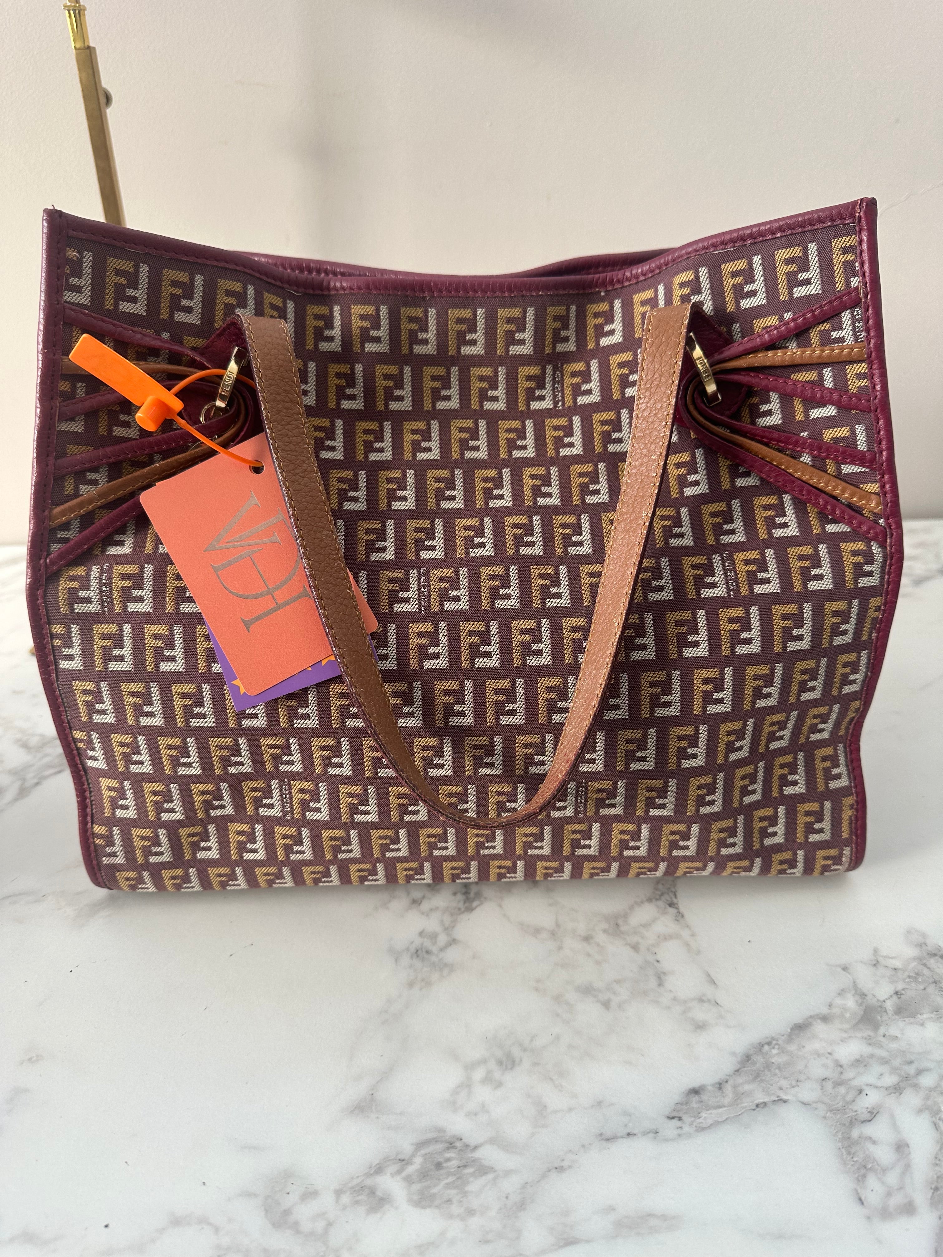 Fendi Bordeaux Zucchino