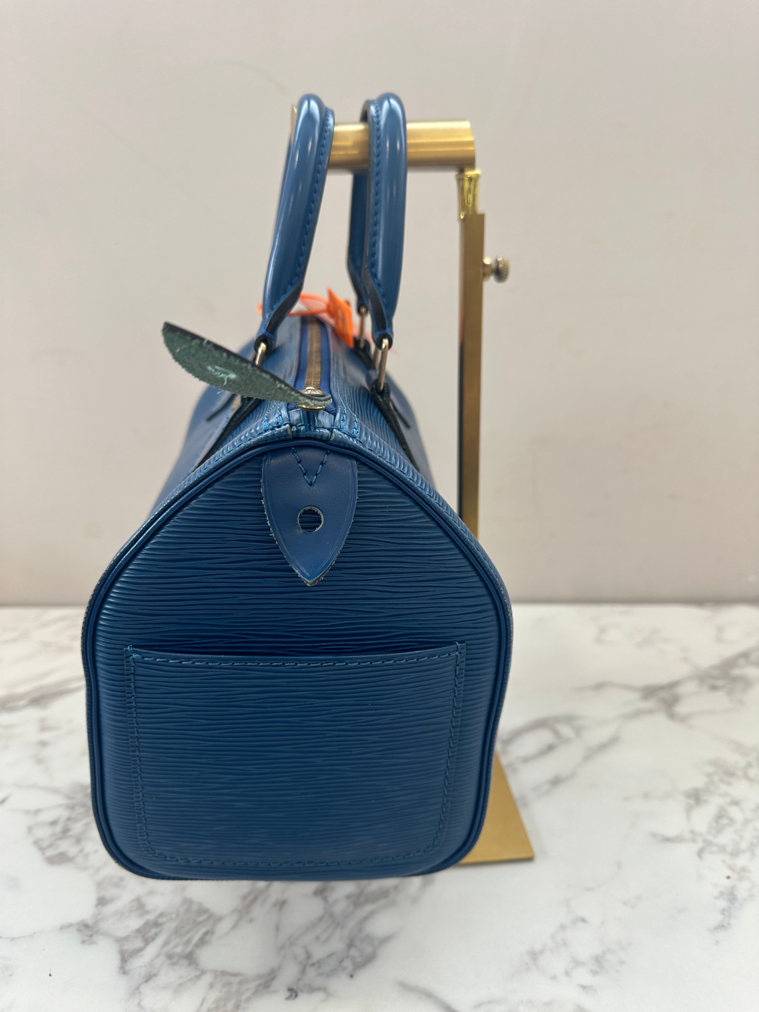 Louis Vuitton  Speedy 25 Epi Blue