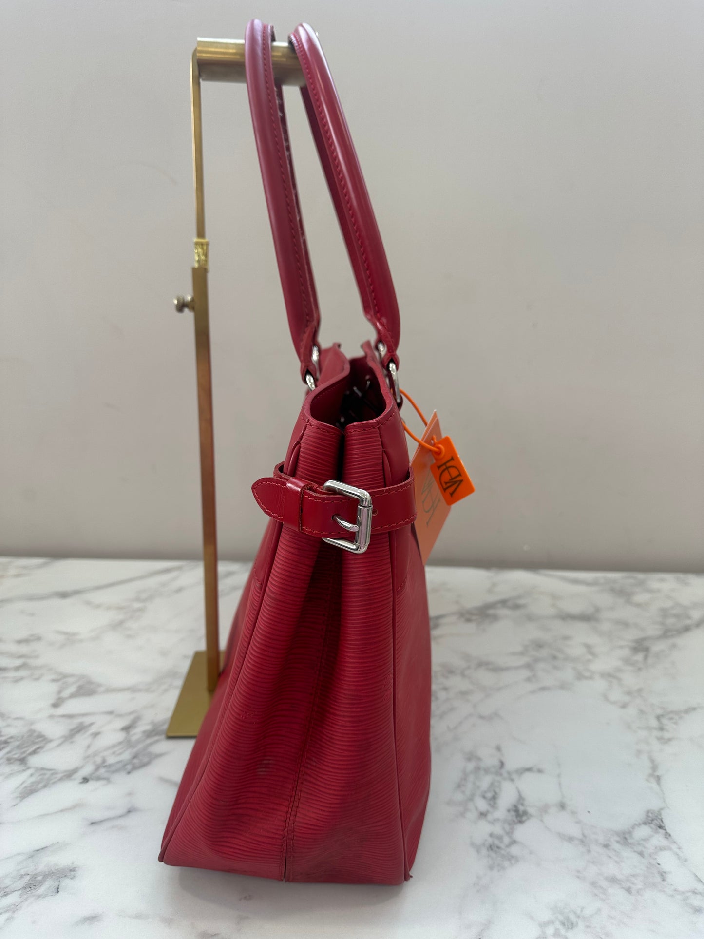 Louis Vuitton Red Epi Passy GM