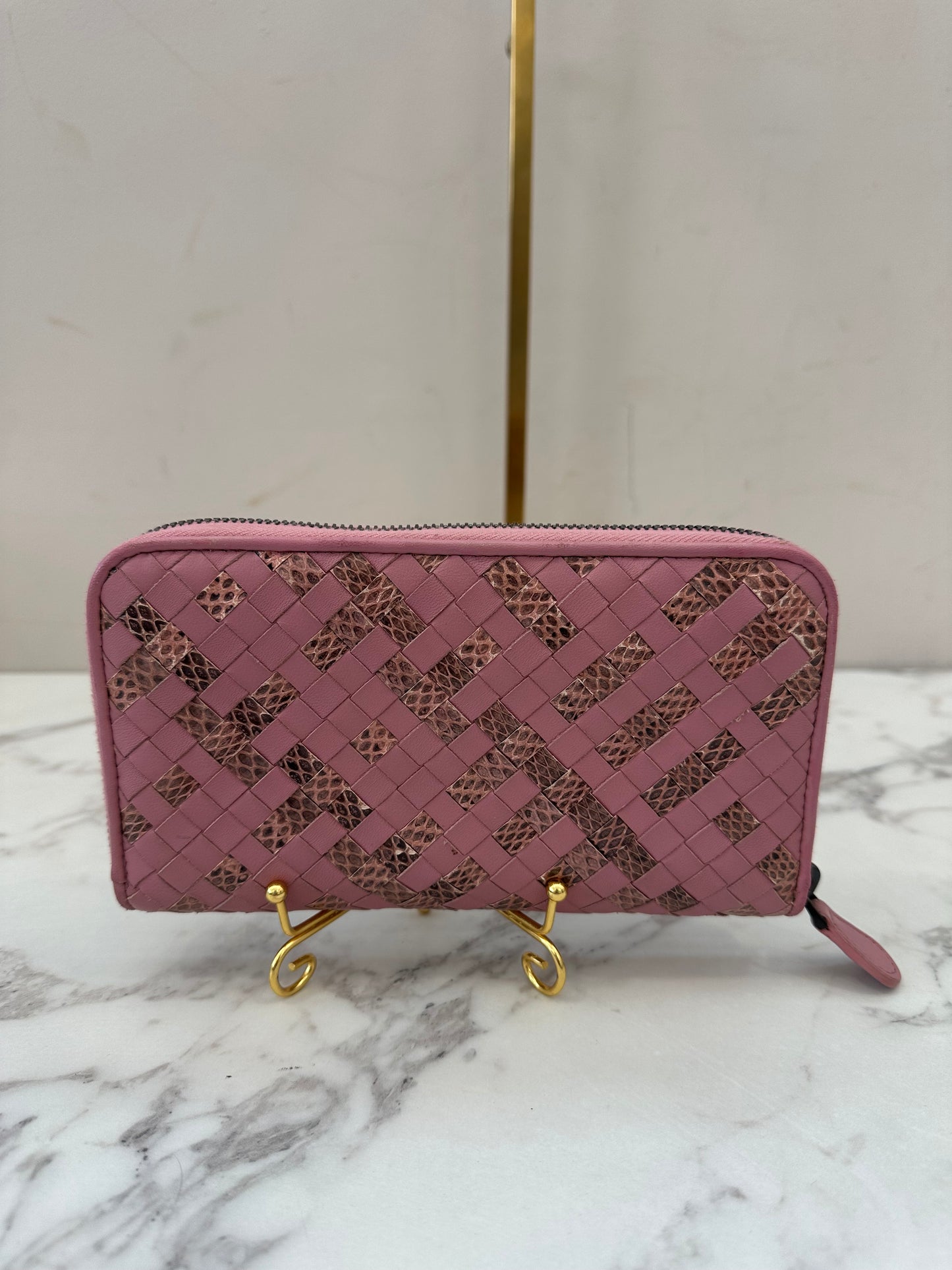 Bottega Veneta Pink Wallet