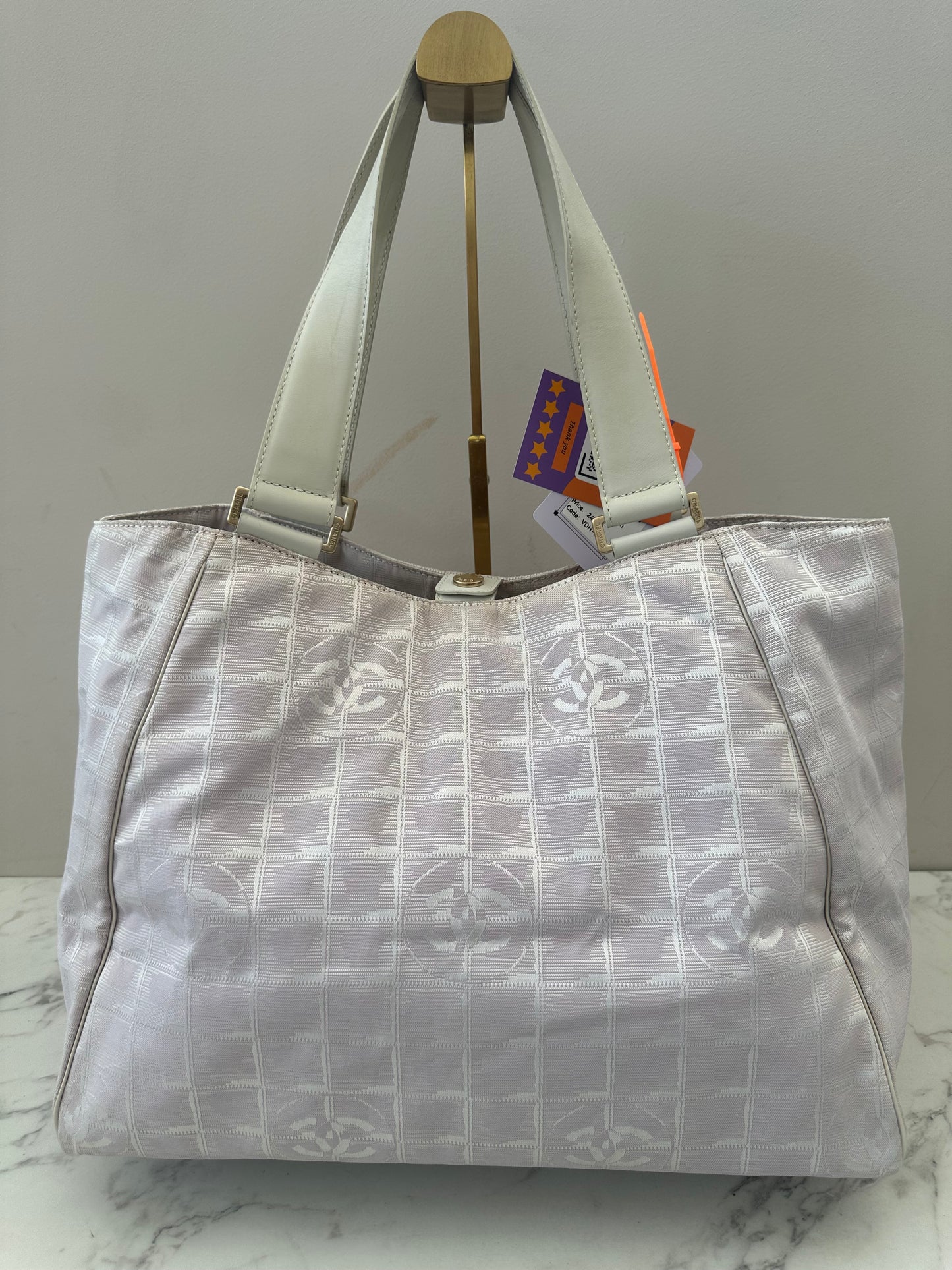 Chanel Pink Jacquard Nylon