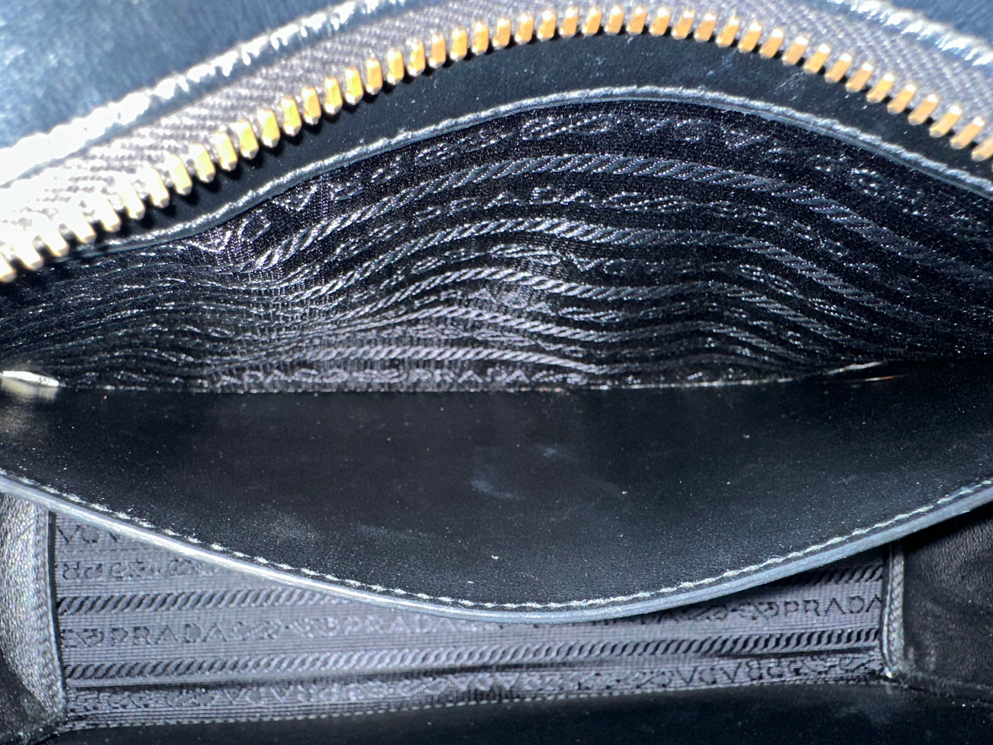 Prada Black Leather