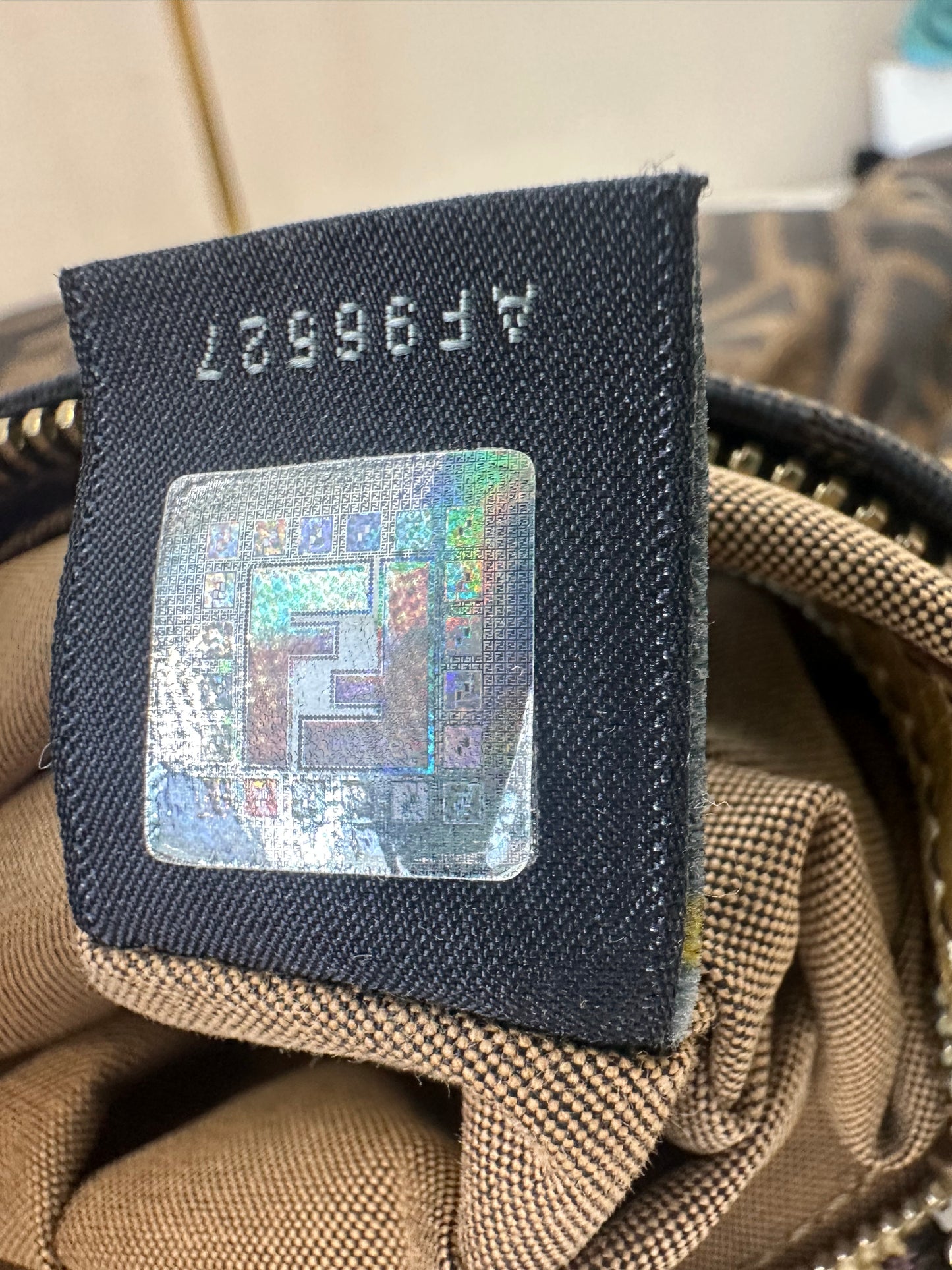 Fendi Brown Zucca Tote Bag