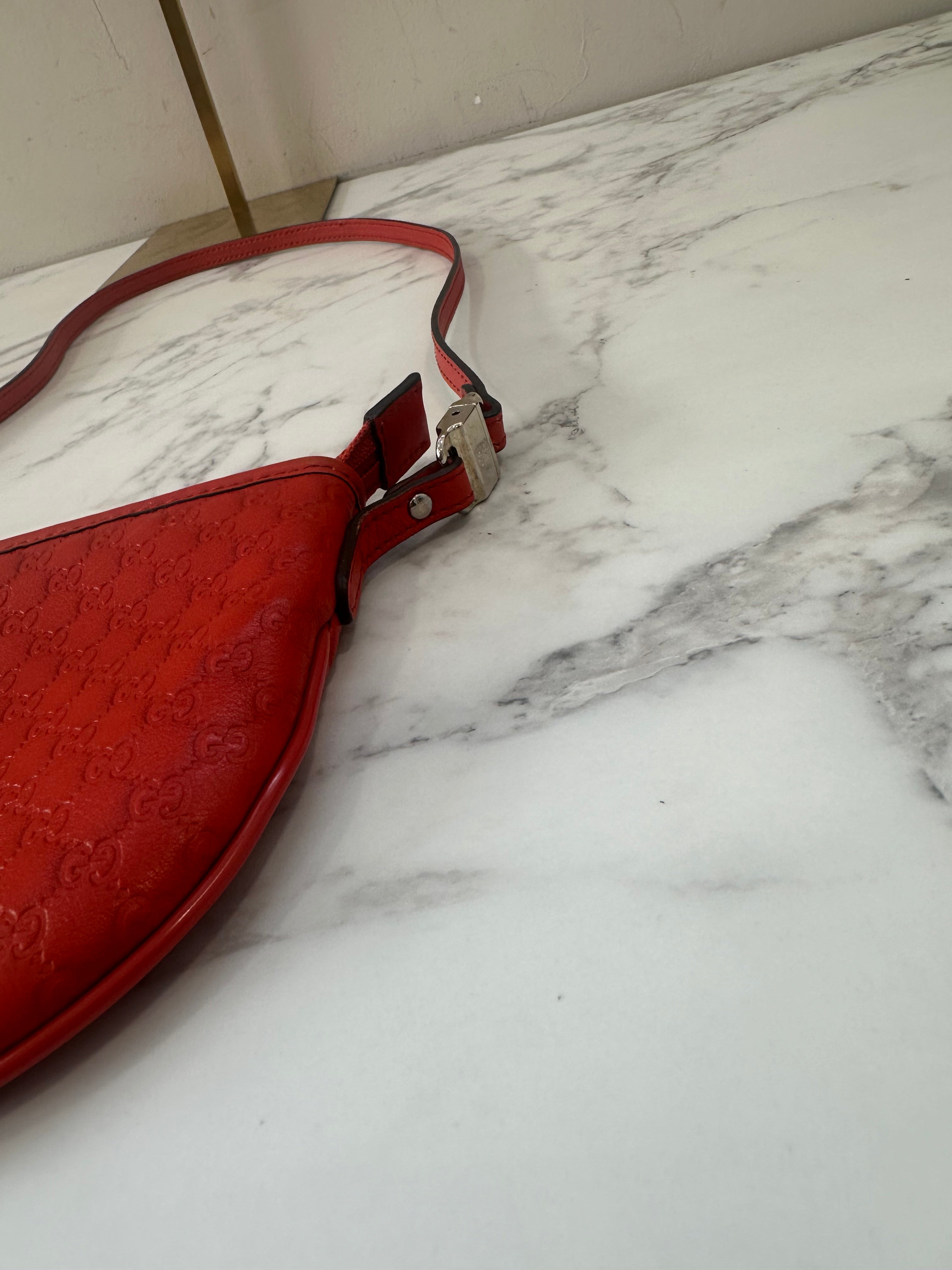 Gucci Red Leather GG