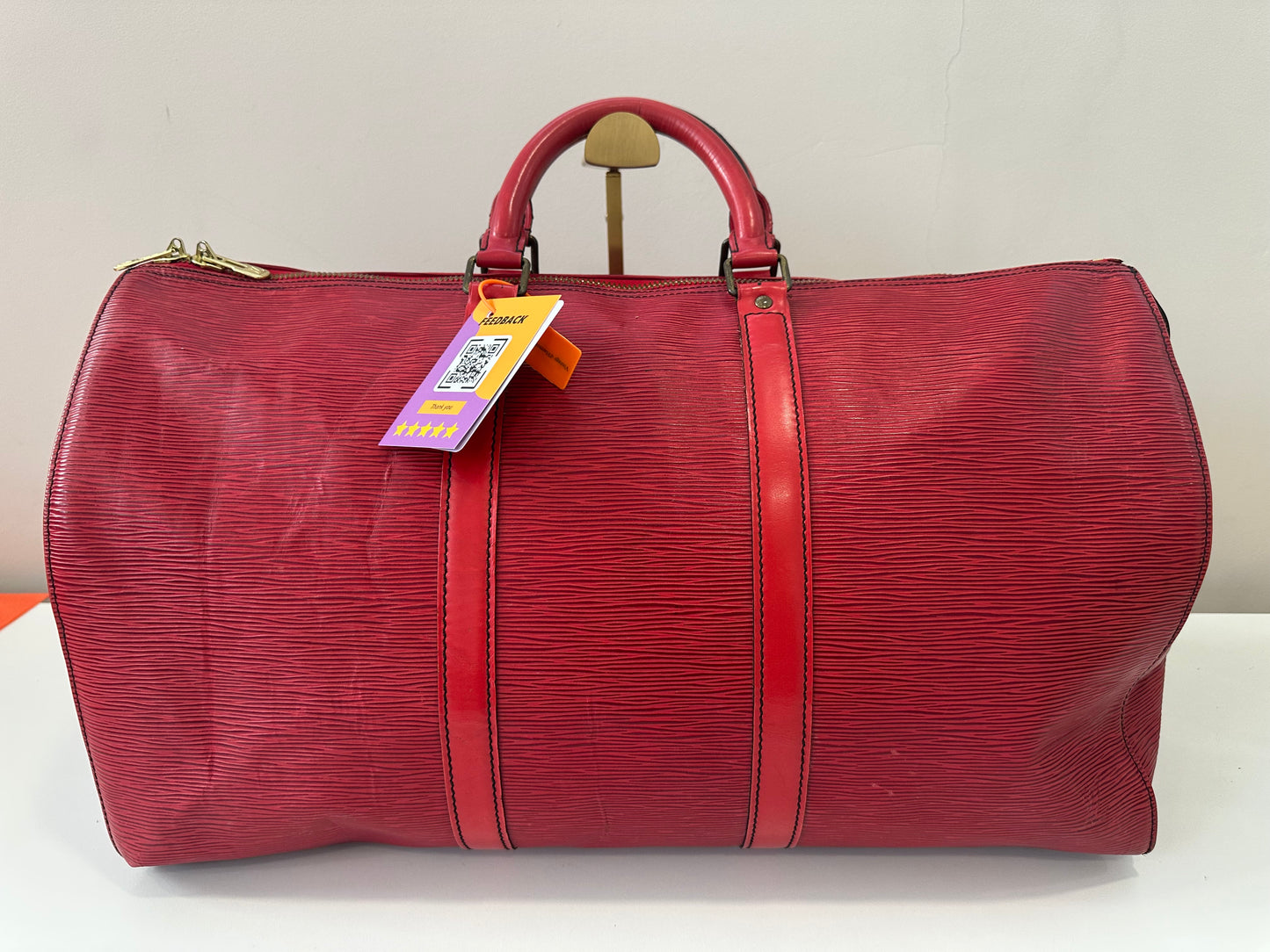 Louis Vuitton Keepall 50 Red Epi