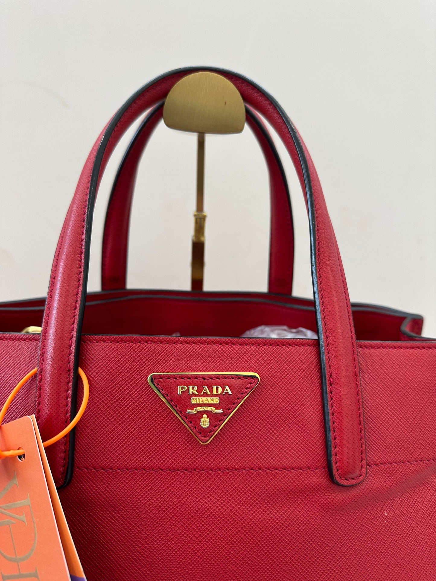 Prada Red Saffiano