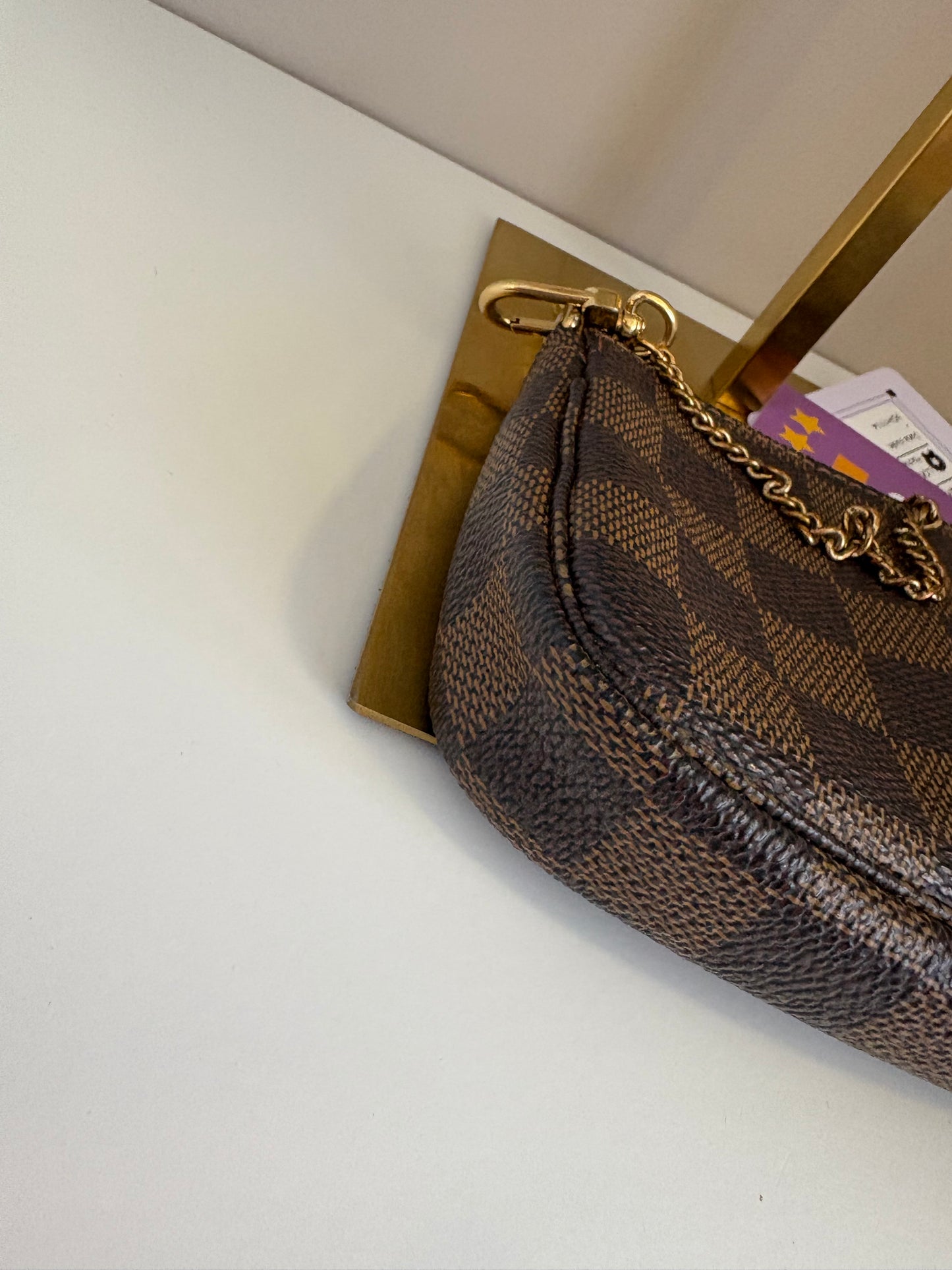Louis Vuitton Pochette mini Damier Ebene