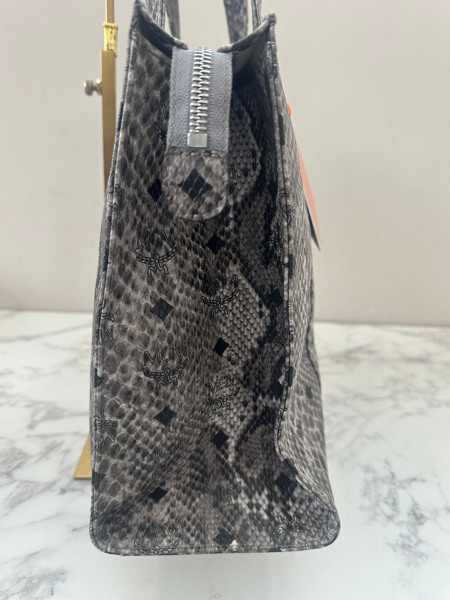 Mcm Grey Tote Bag