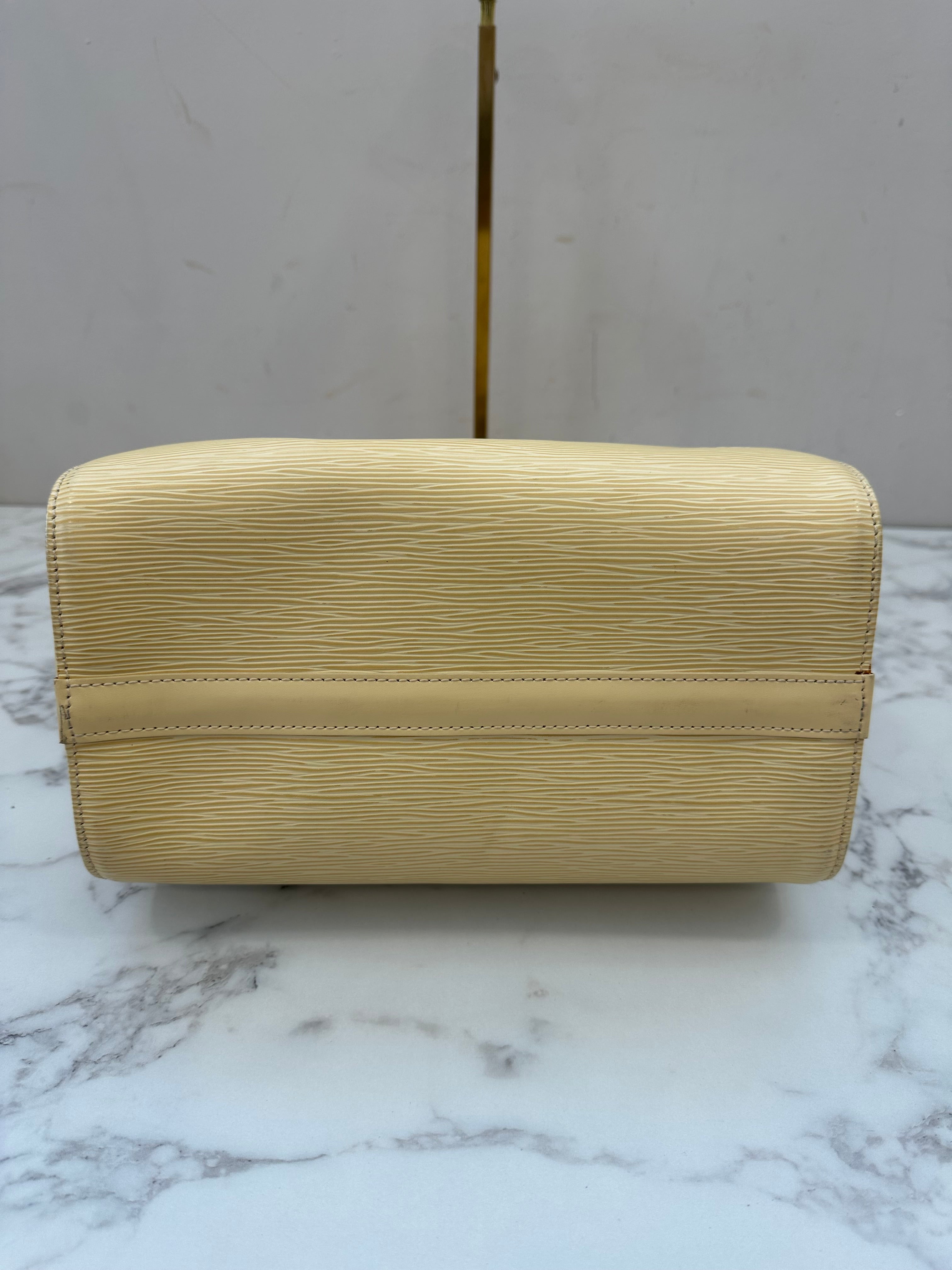 Louis Vuitton Speedy 25 Epi Cream