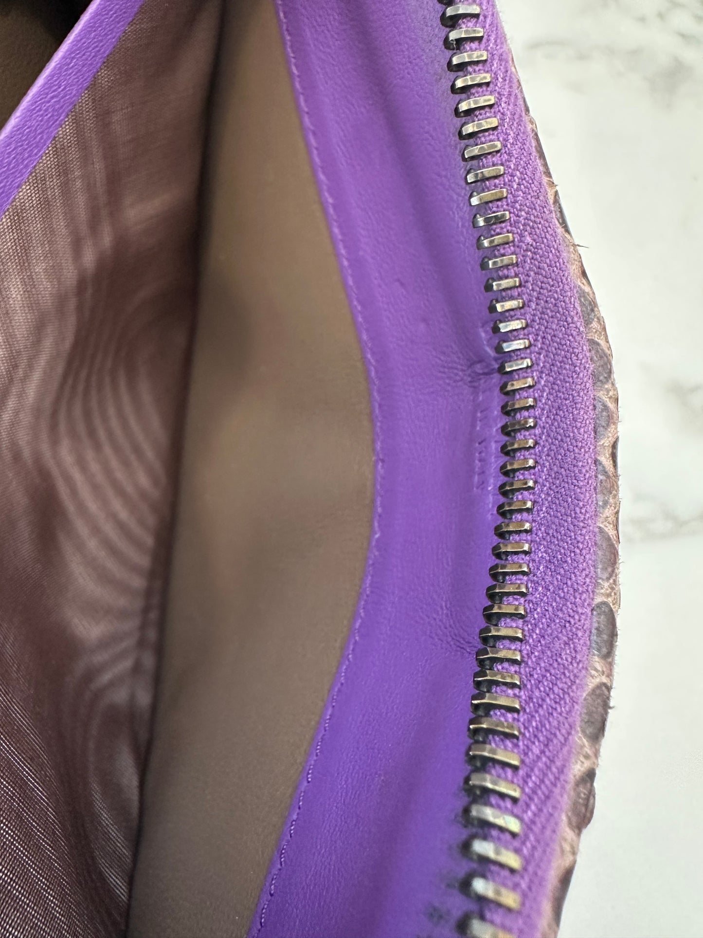 Bottega Veneta Purple Wallet