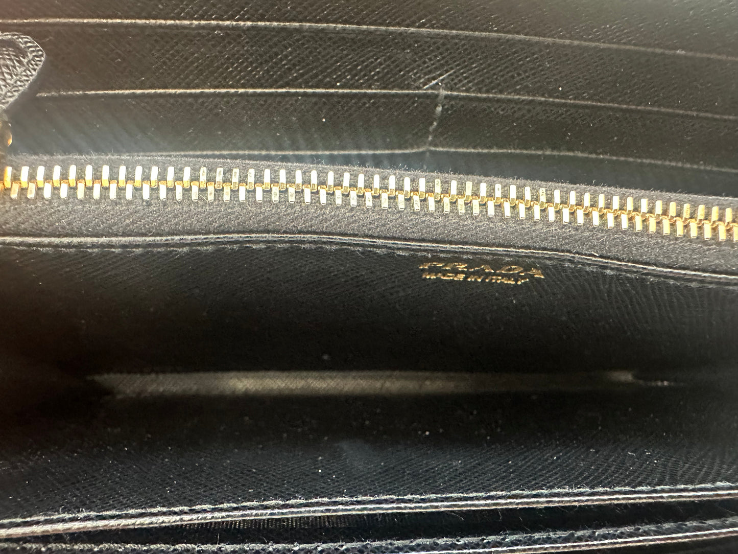 Prada Black Long Wallet