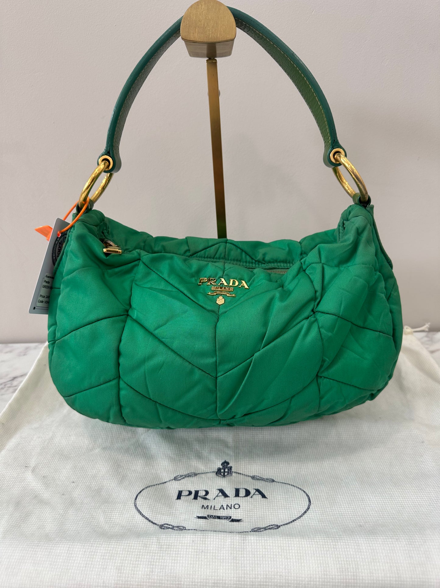 Prada Green Nylon