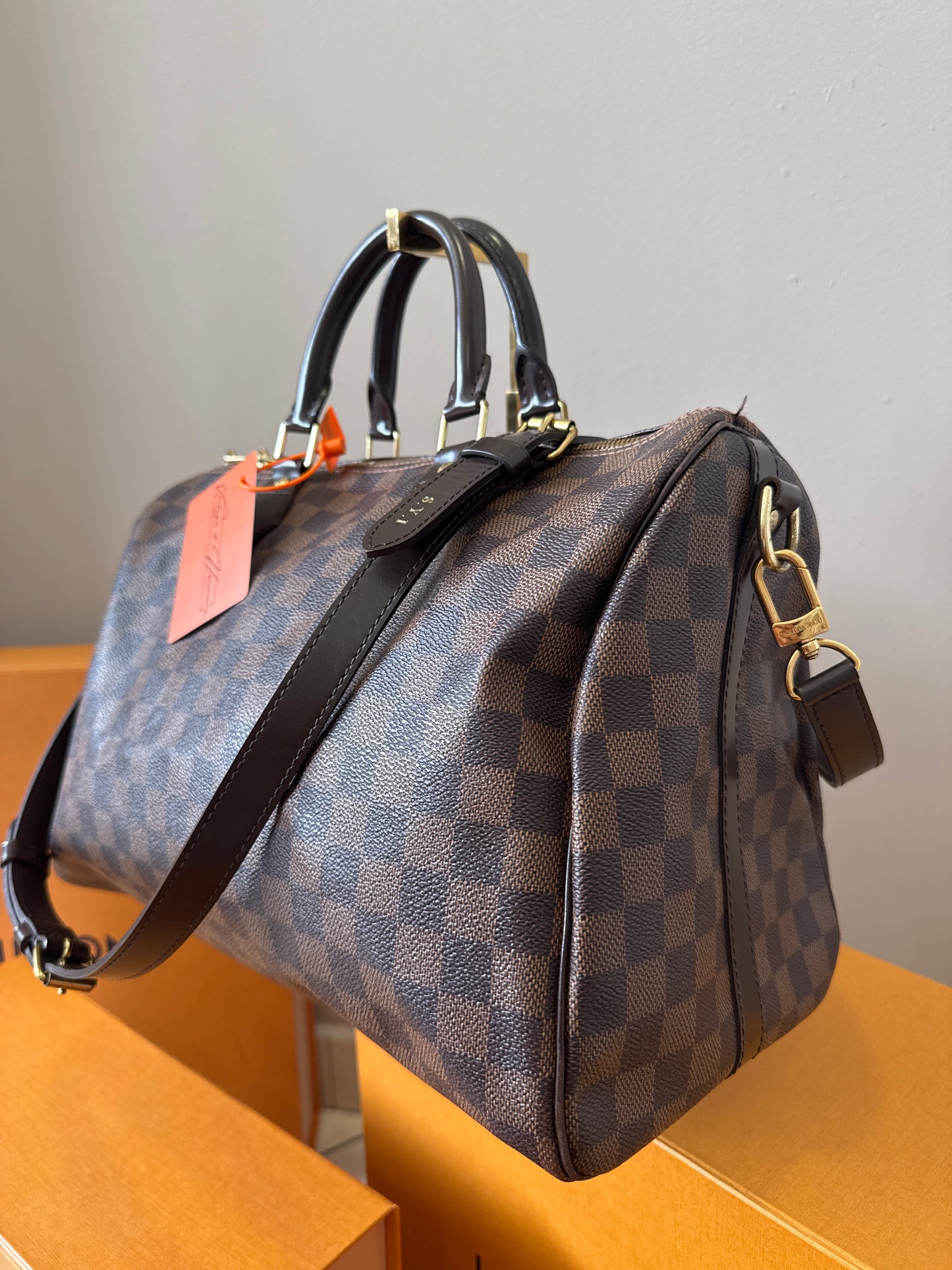 Louis Vuitton Speedy 35 Bandouliere Damier