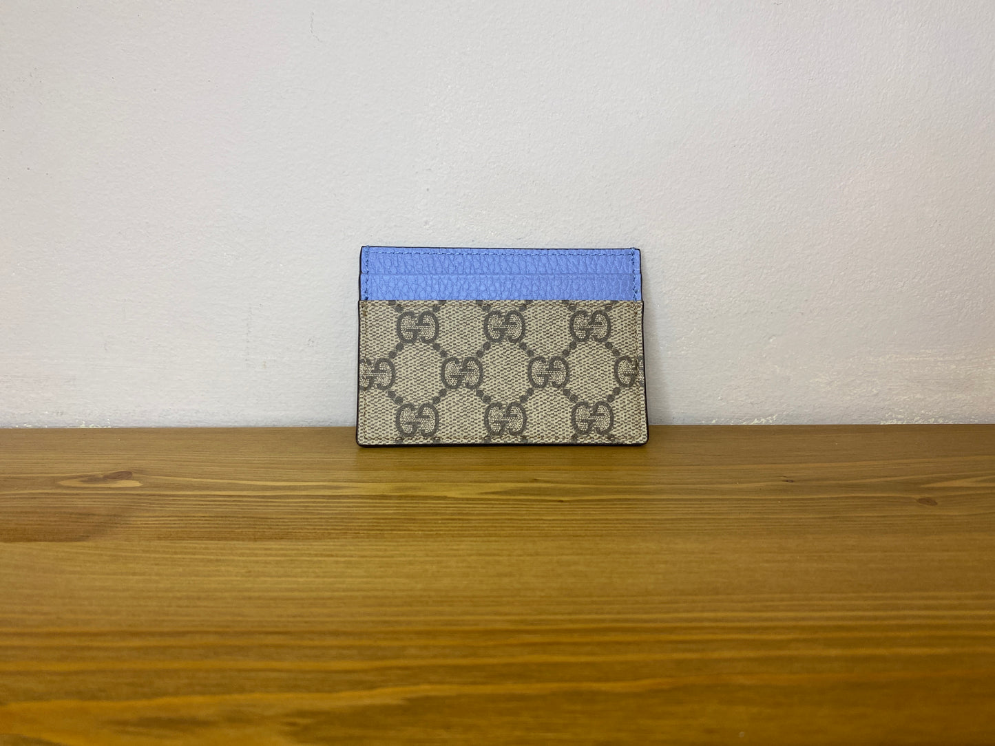 Portacarte Gucci in pelle Azzurro