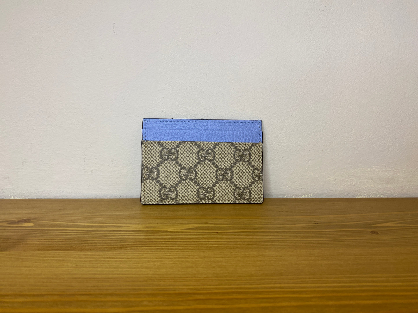 Portacarte Gucci in pelle Azzurro
