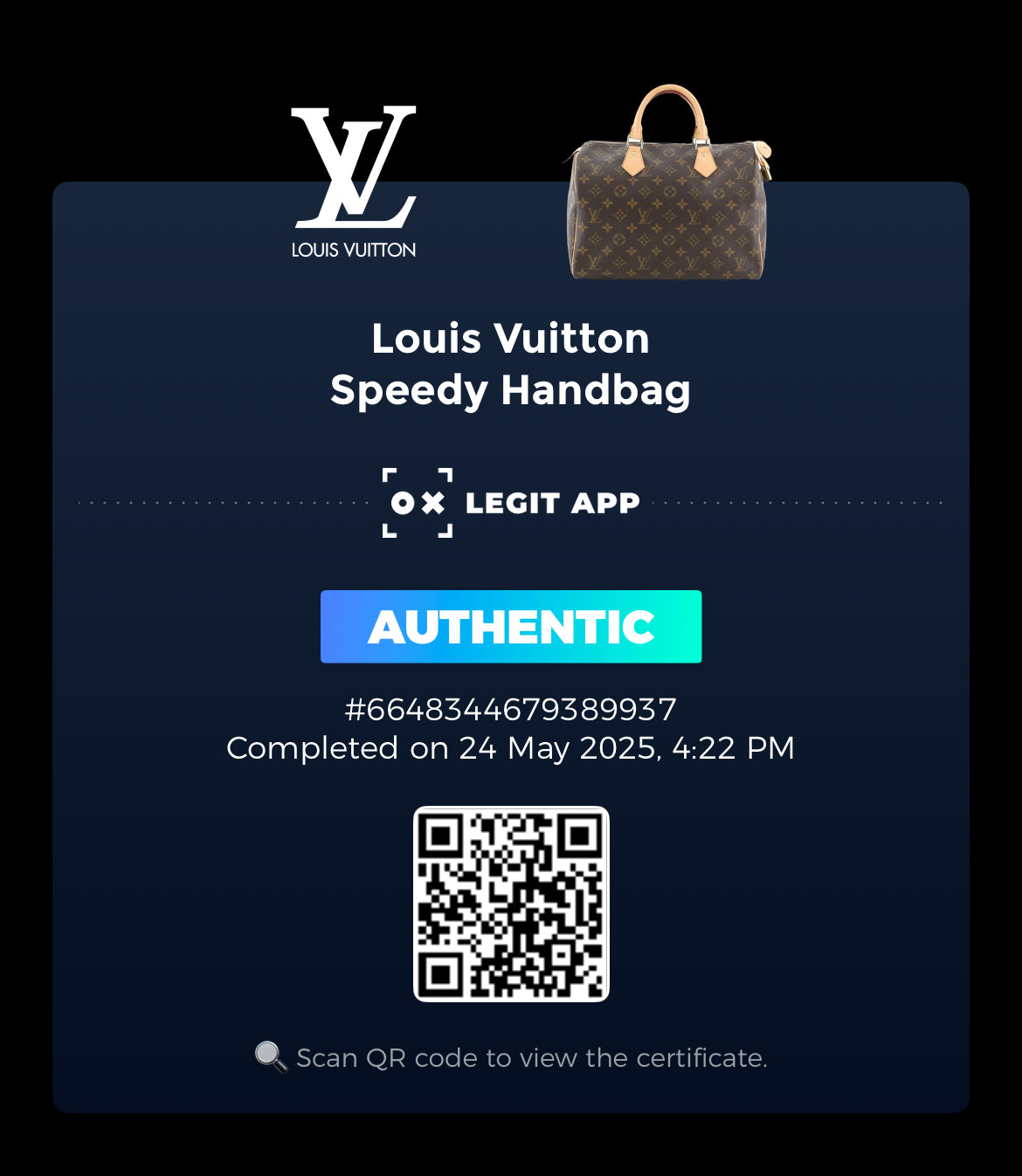 Louis Vuitton Speedy Bandoulière 25