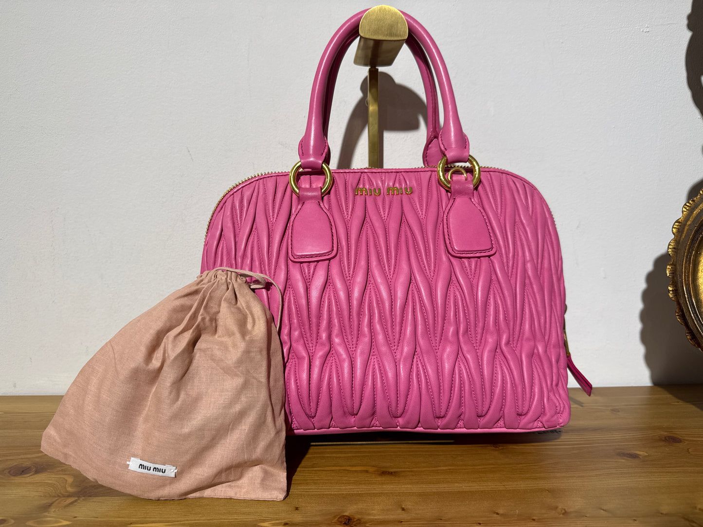 Miu Miu Matelasse Pink