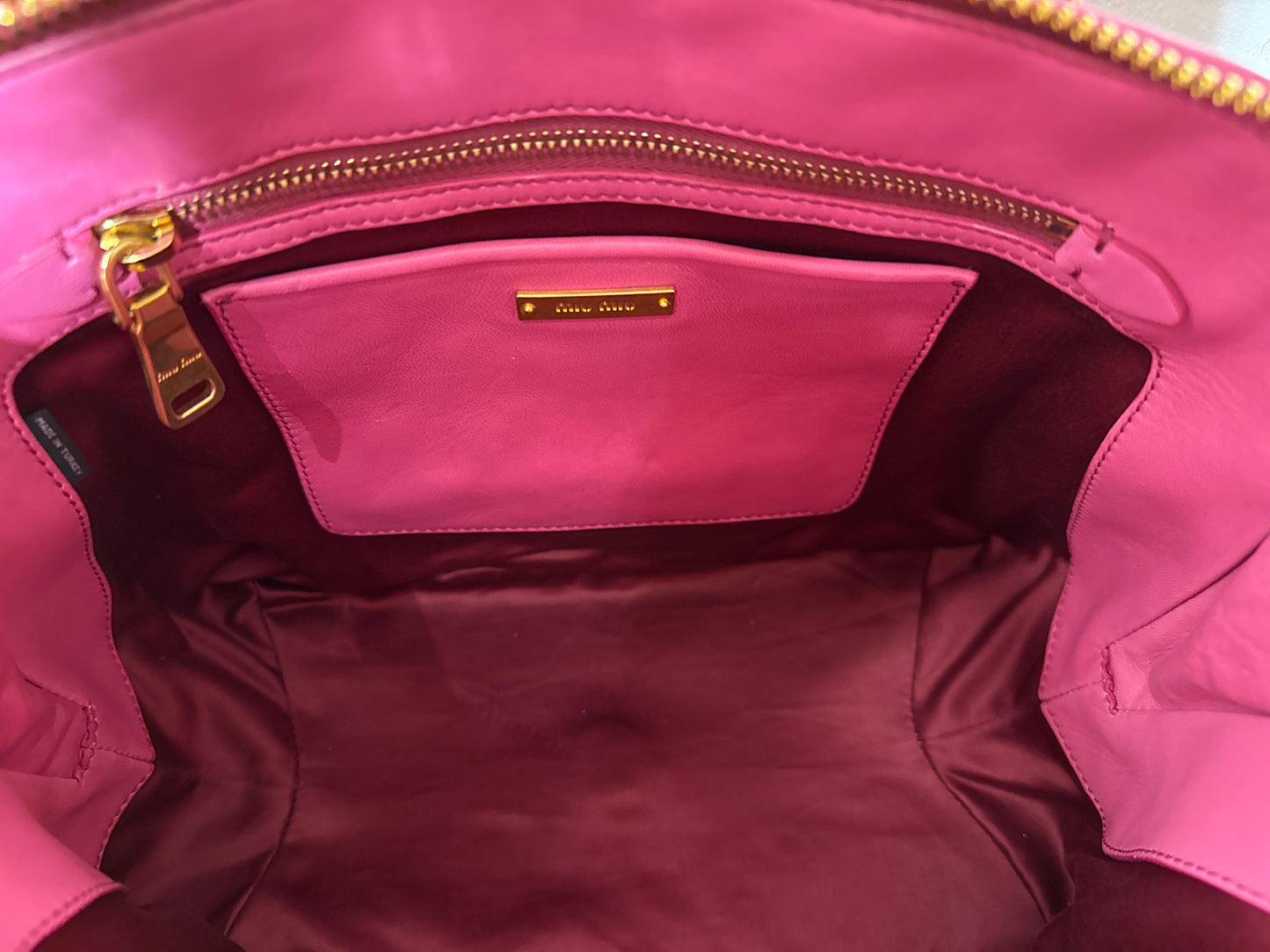 Miu Miu Matelasse Pink