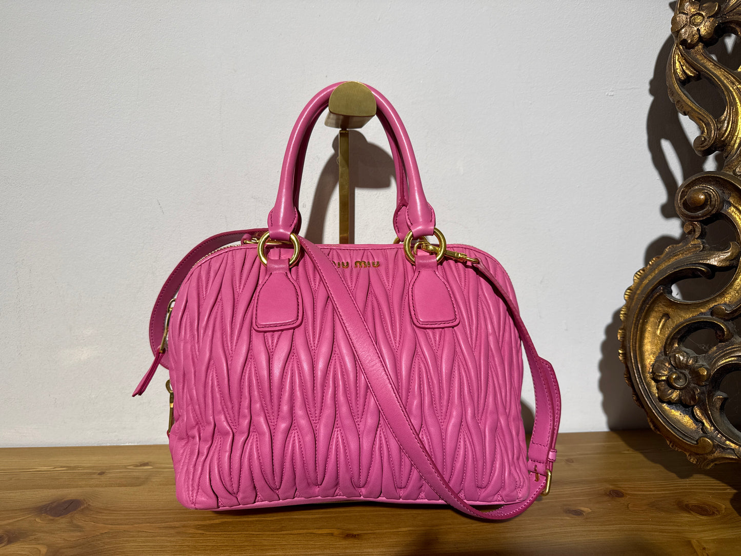 Miu Miu Matelasse Pink