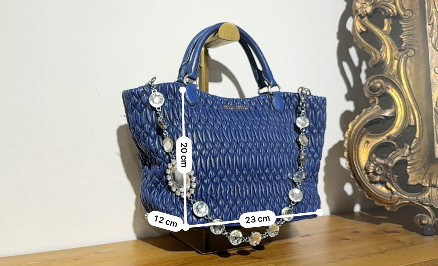 Miu Miu Nappa Crystal