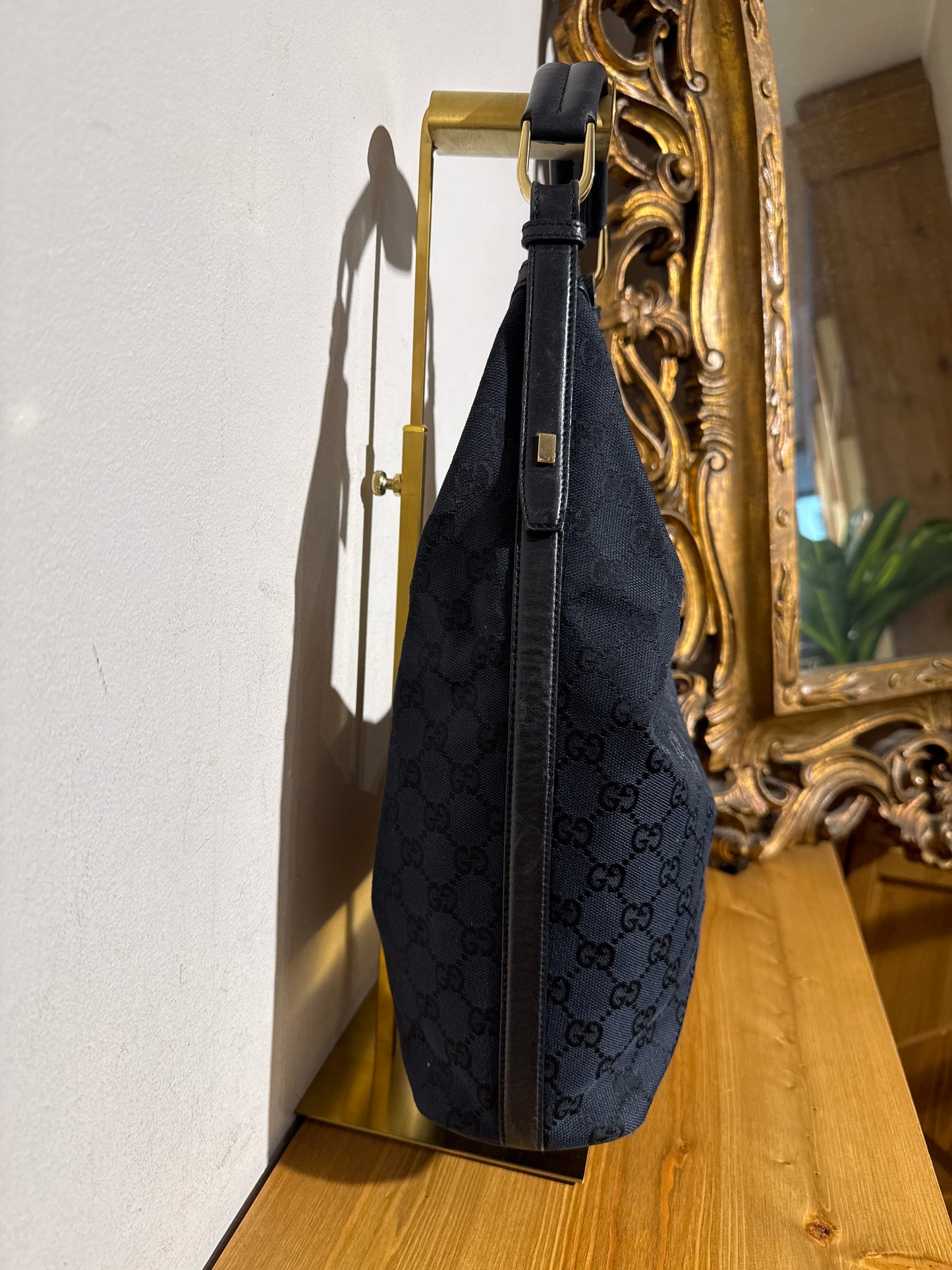 Borsa GG Hobo in tela