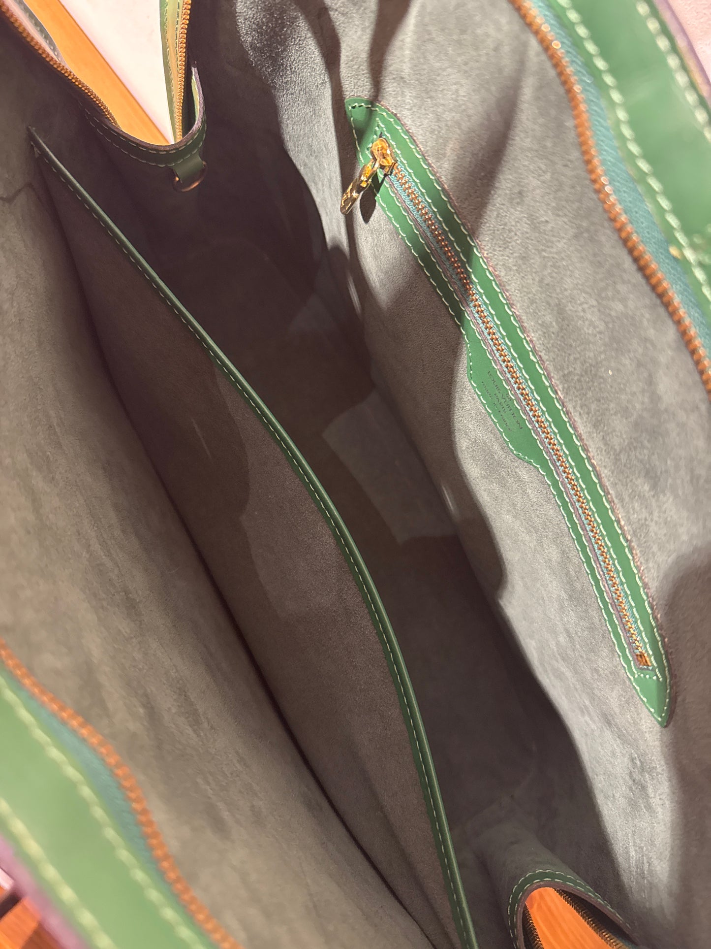 Louis Vuitton Borneo Epi Green