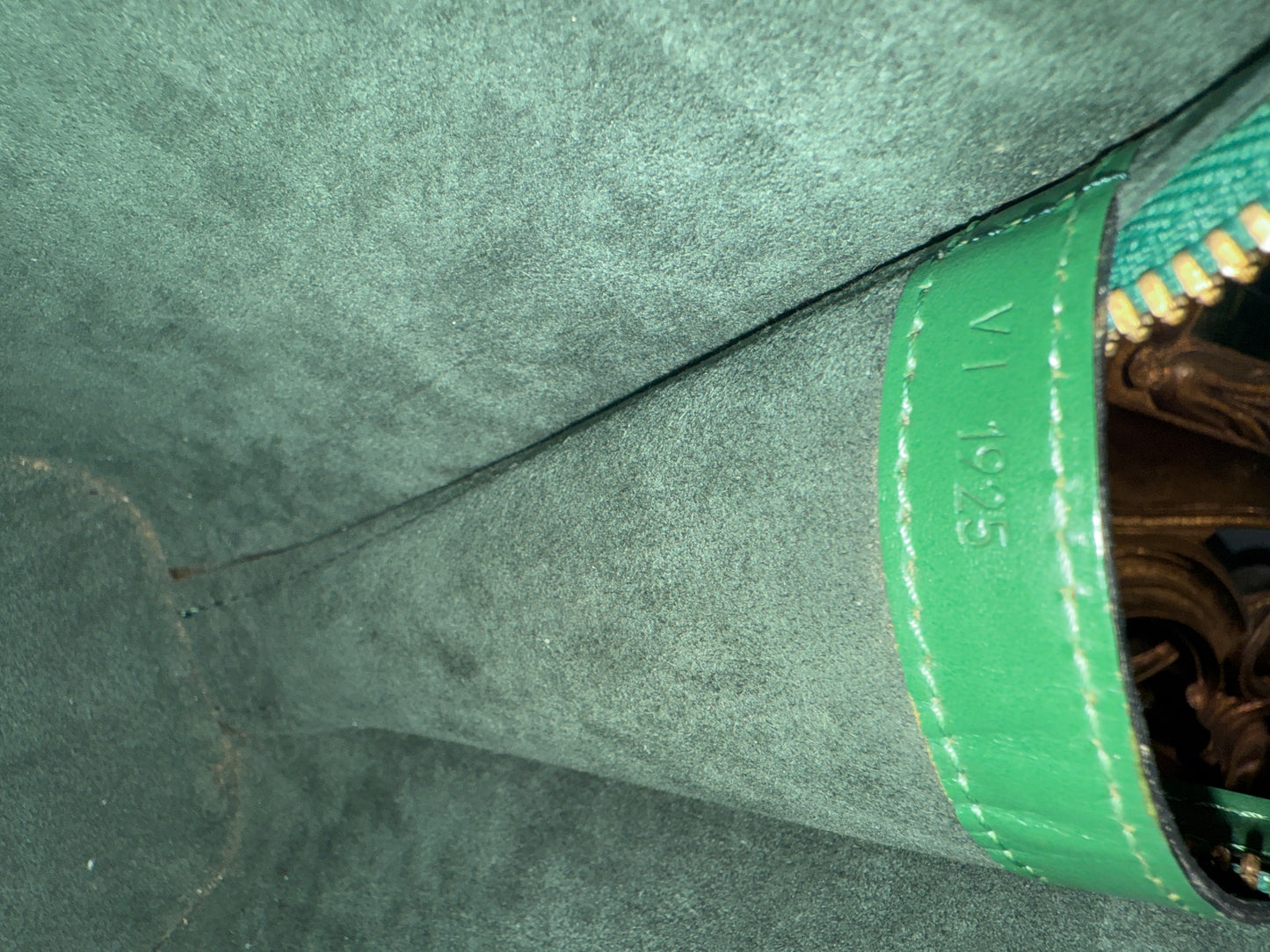 Louis Vuitton Borneo Epi Green