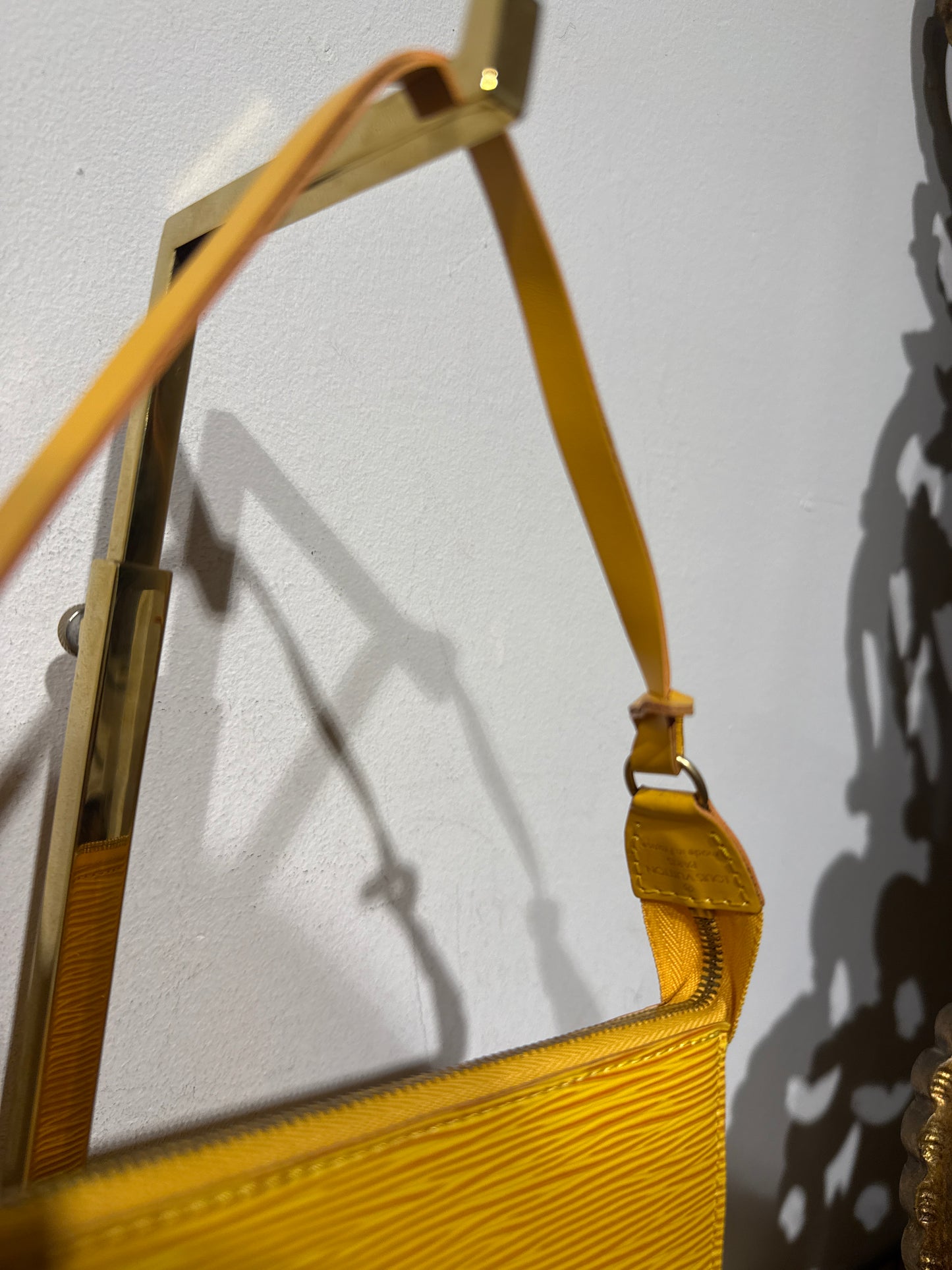 Louis Vuitton Pochette Epi Saint Jacques Yellow