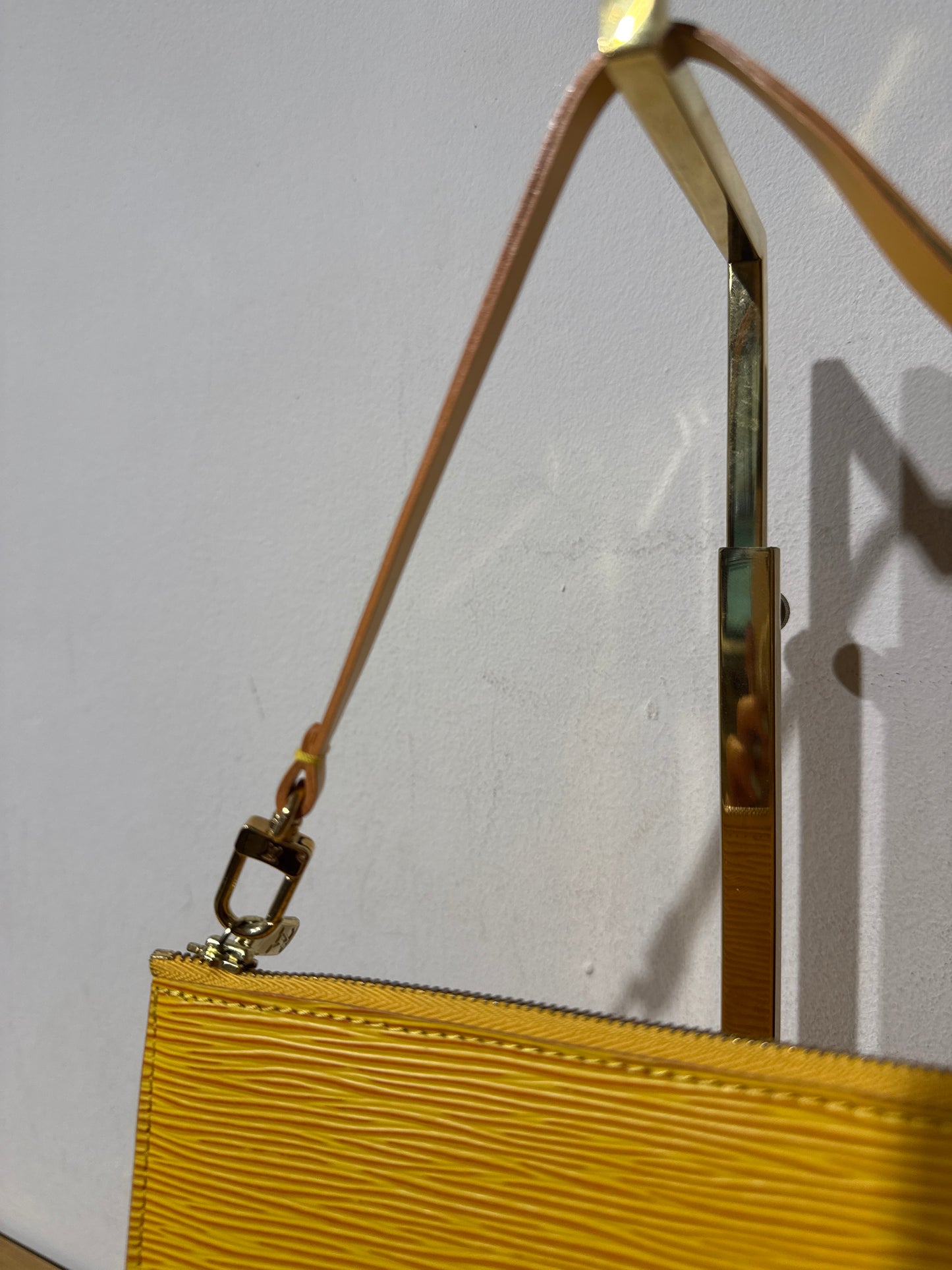 Louis Vuitton Pochette Epi Saint Jacques Yellow
