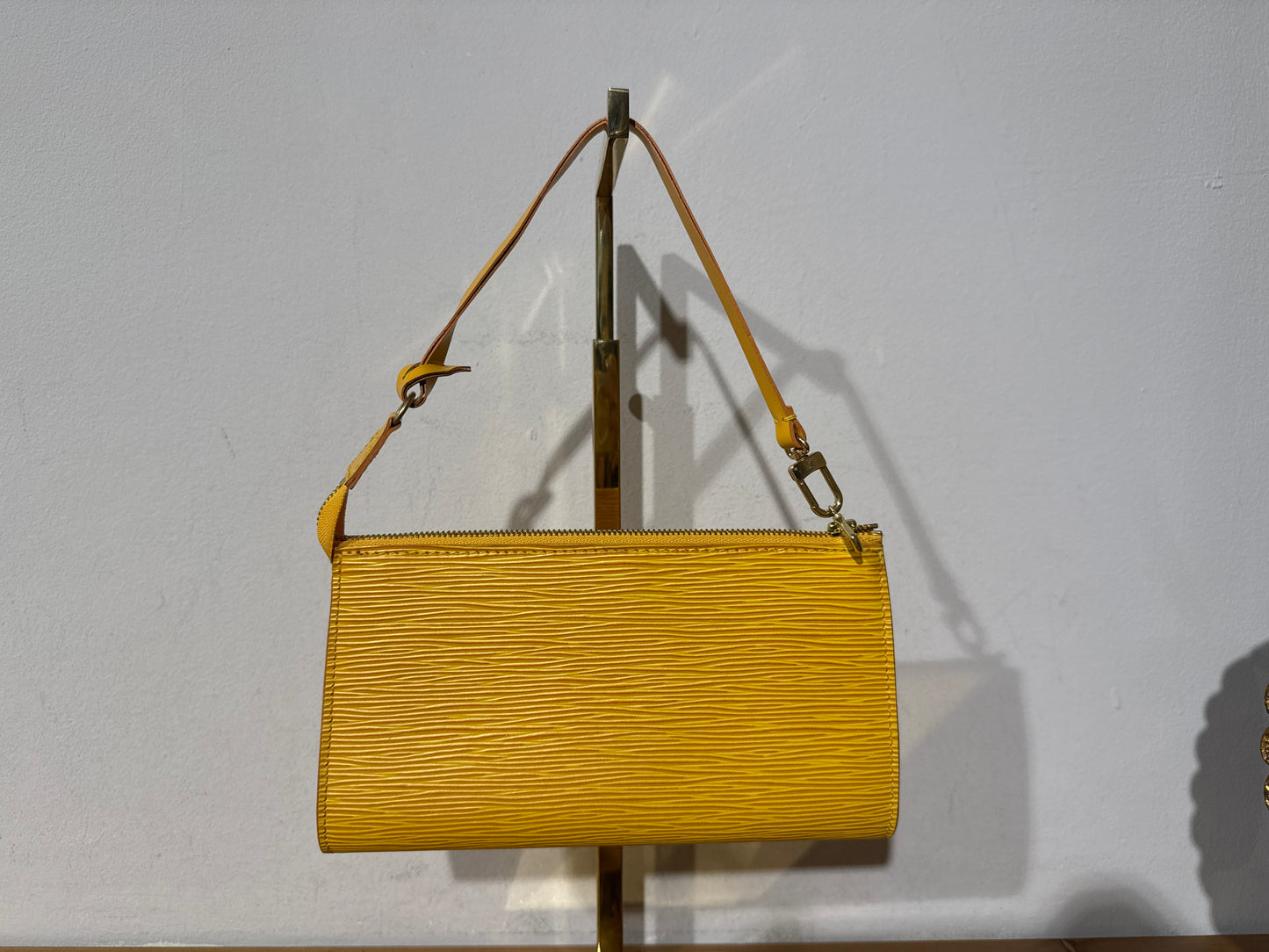 Louis Vuitton Pochette Epi Saint Jacques Yellow