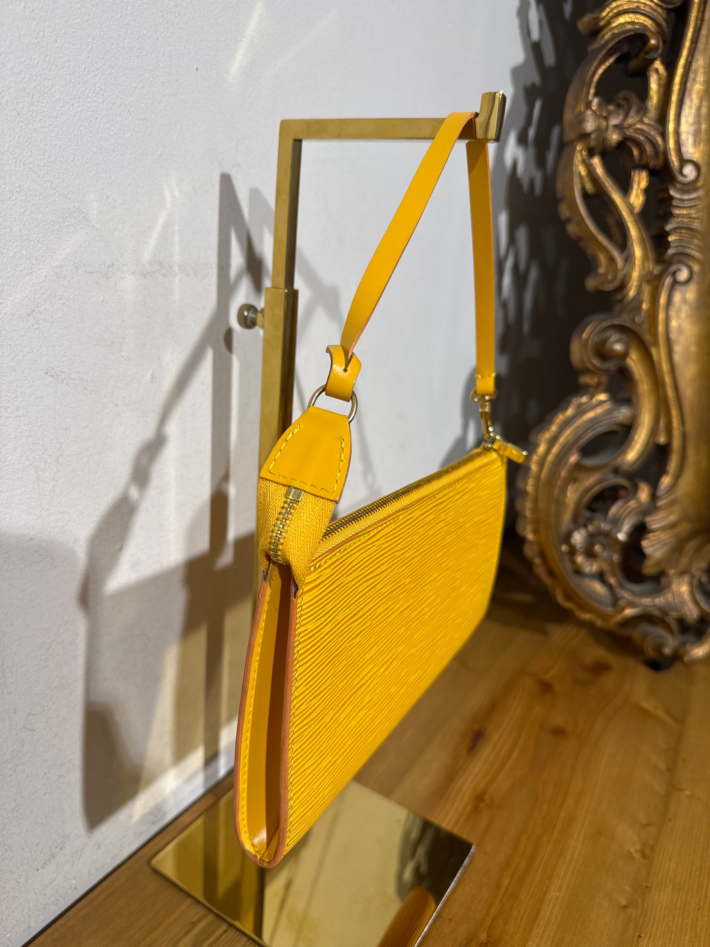 Louis Vuitton Pochette Epi Saint Jacques Yellow