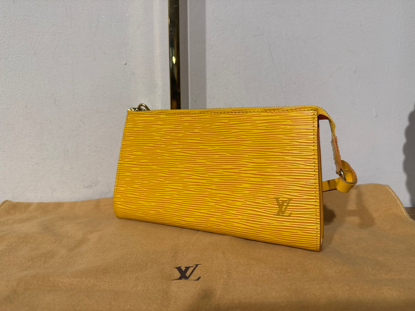 Louis Vuitton Pochette Epi Saint Jacques Yellow