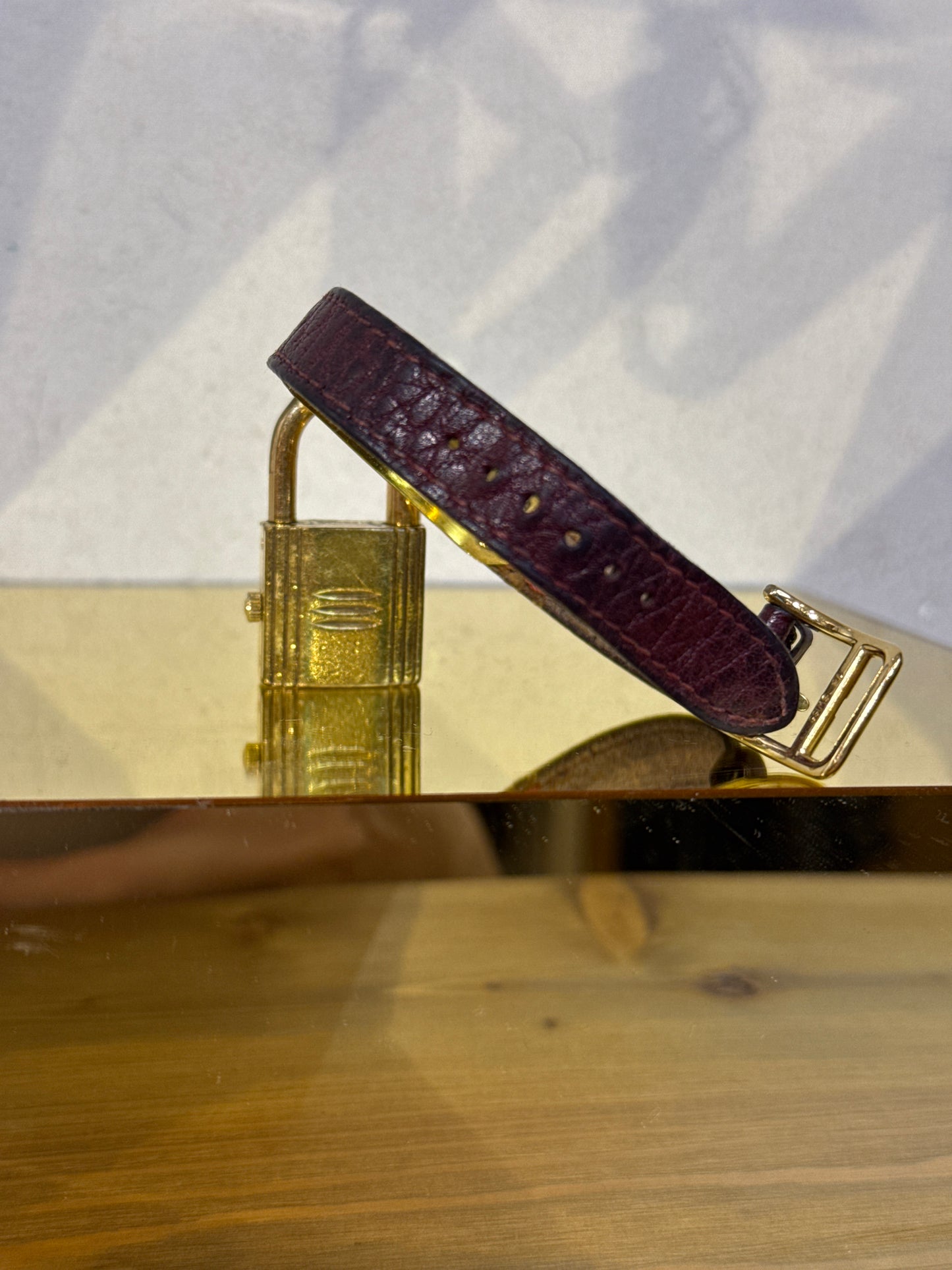 Orologio Hermes Kelly Bordeaux