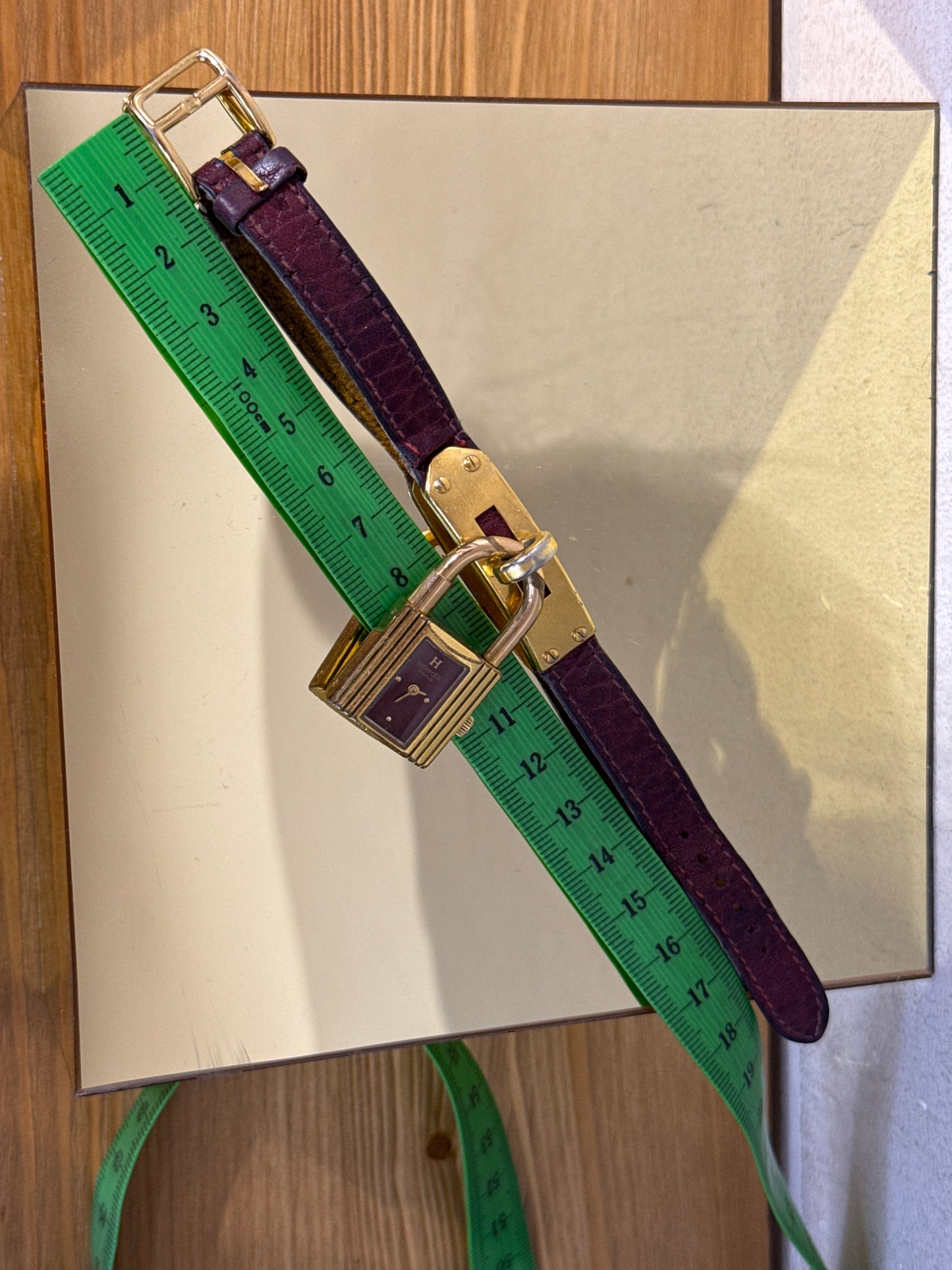 Orologio Hermes Kelly Bordeaux