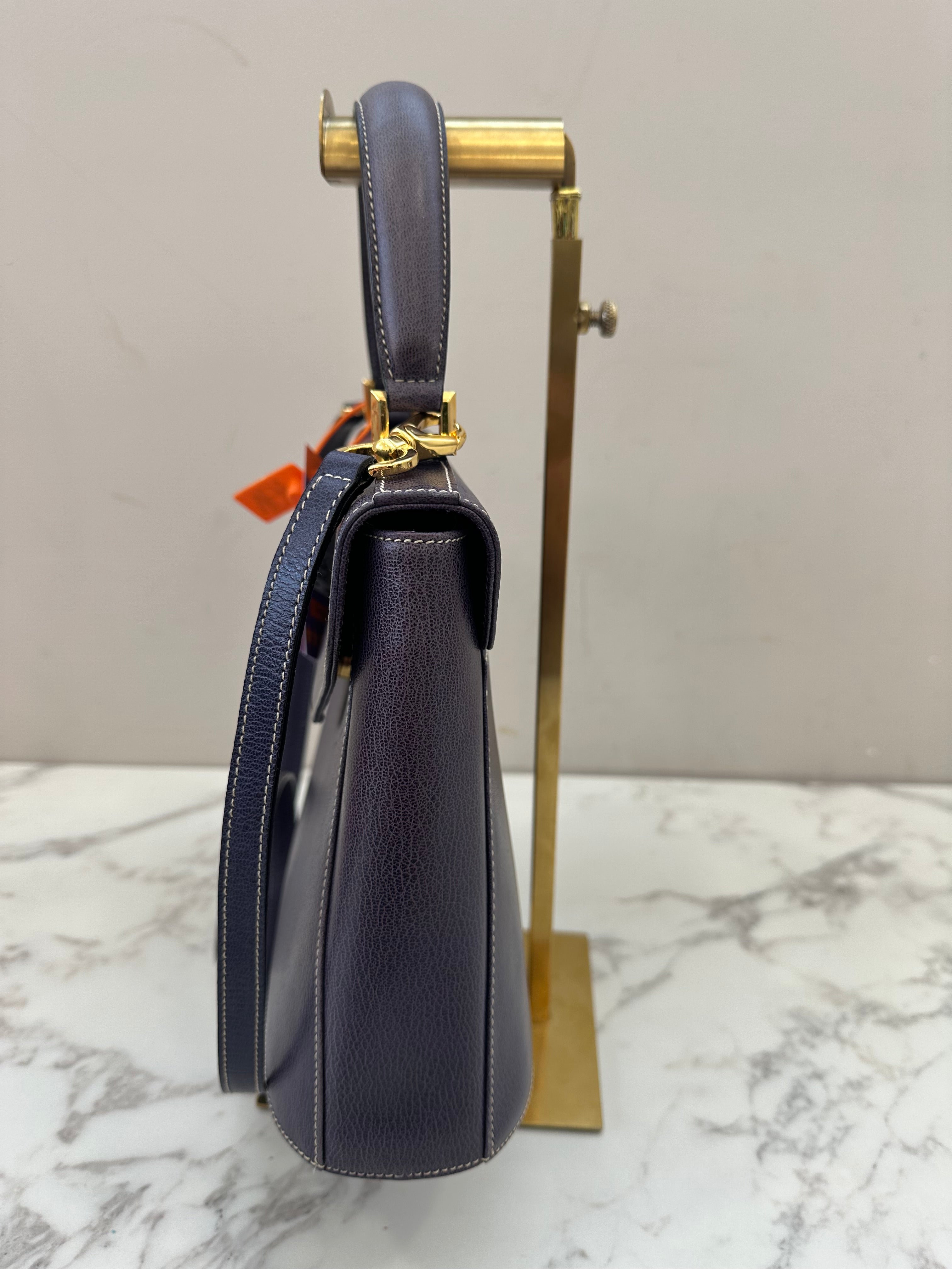 Salvatore Ferragamo Blue Leather