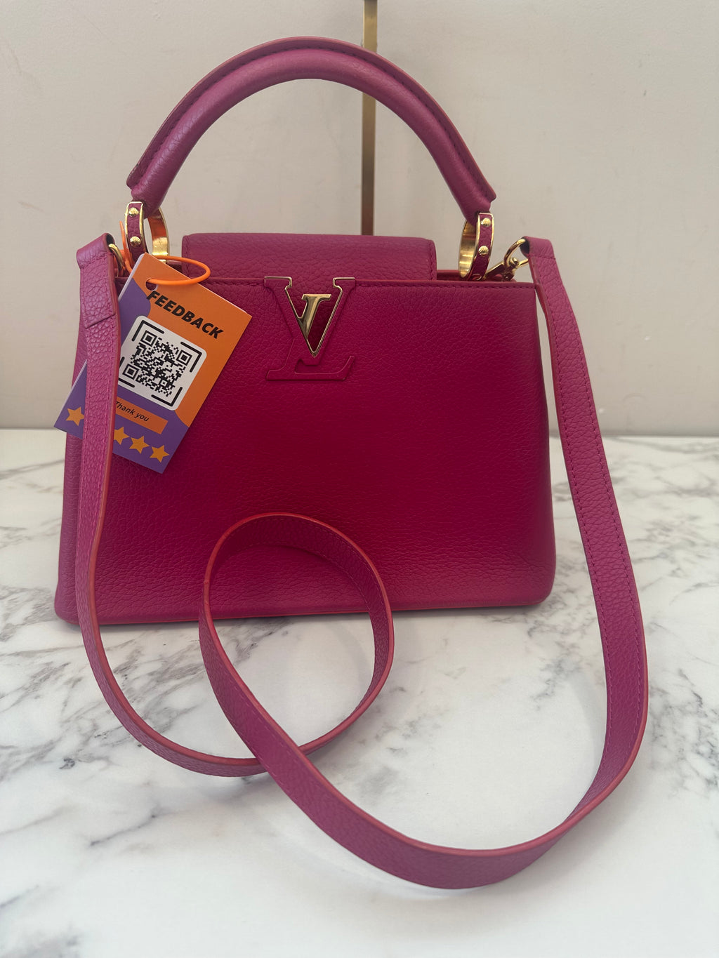 Louis Vuitton Capucines BB Pink