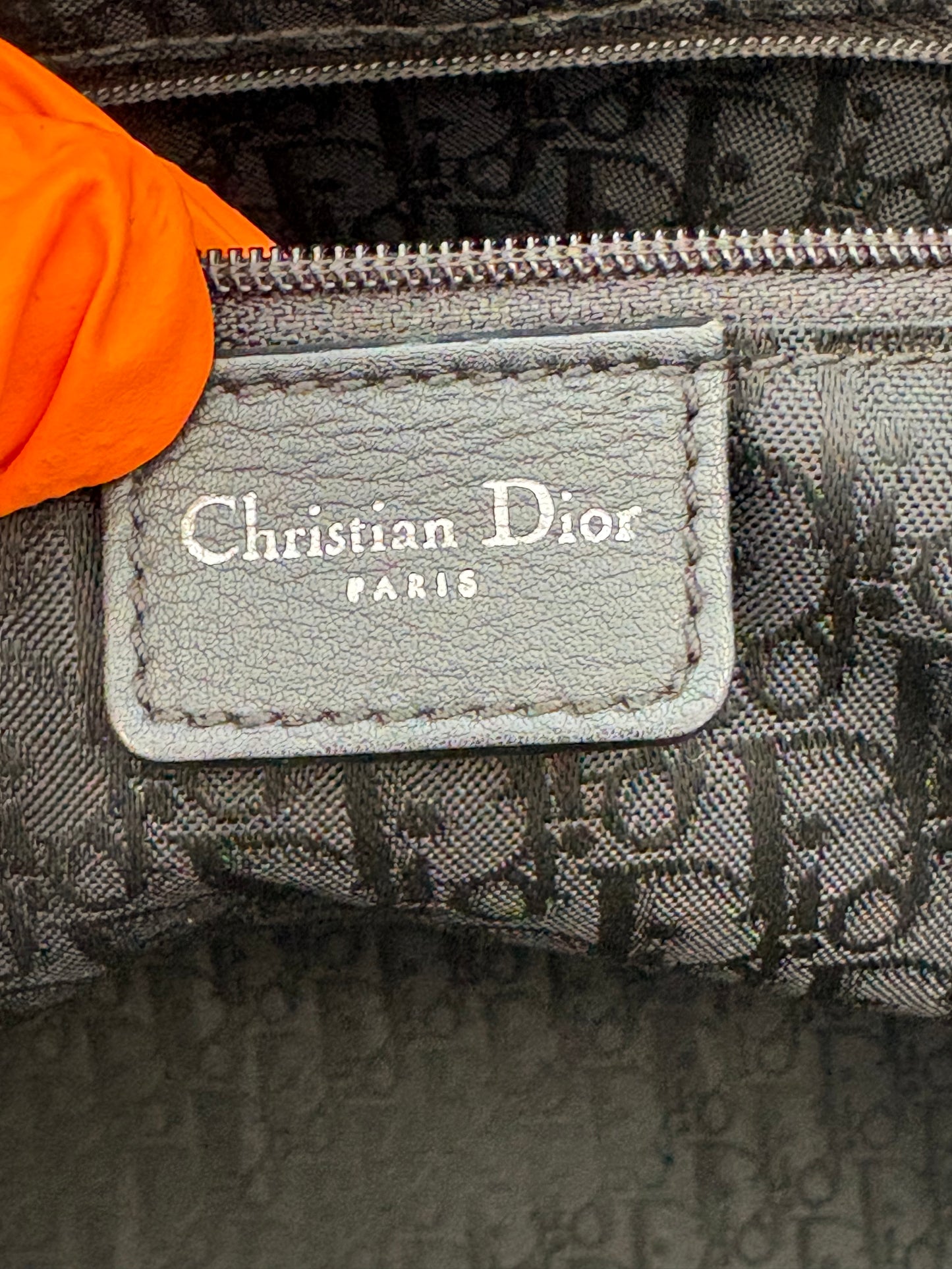 018113 - Christian Dior Black Leather Cannage Tote