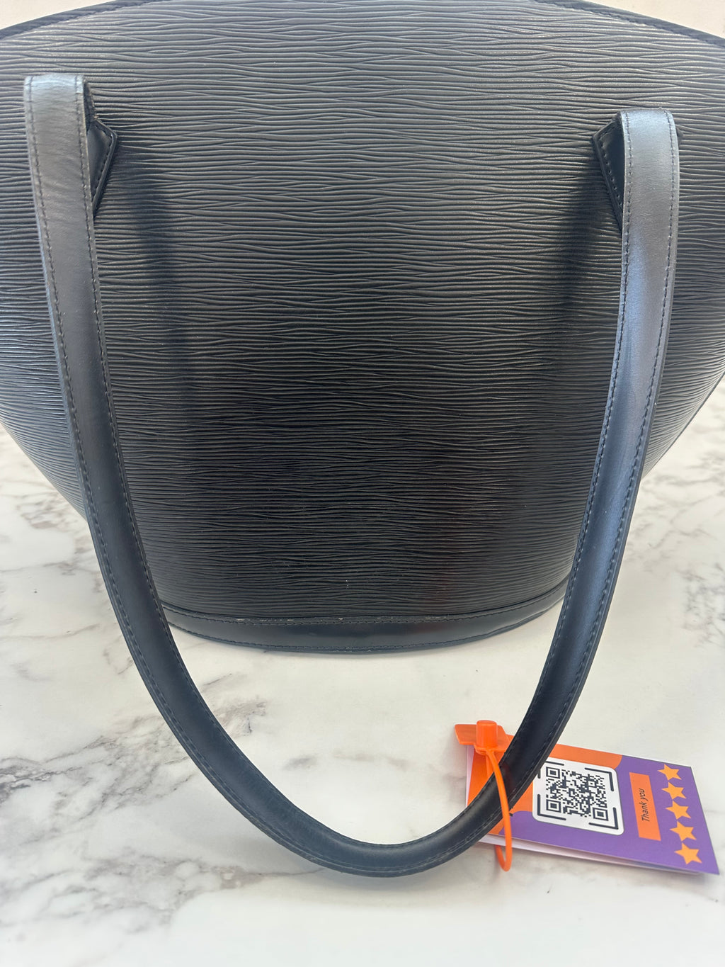 Louis Vuitton Black Epi Saint Jacques