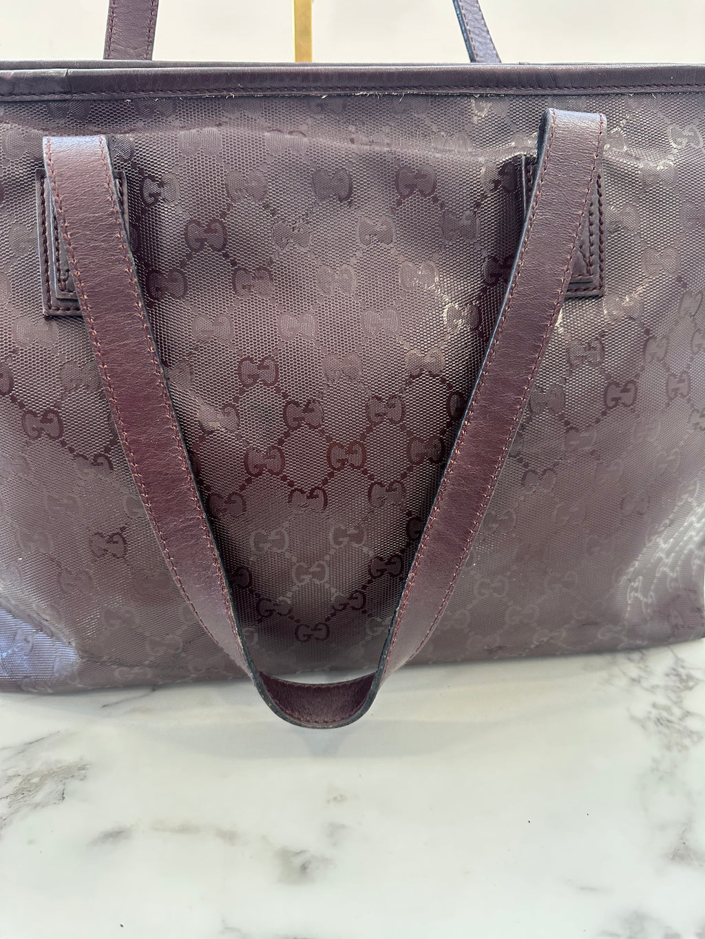 Gucci Bordeaux Tote Bag