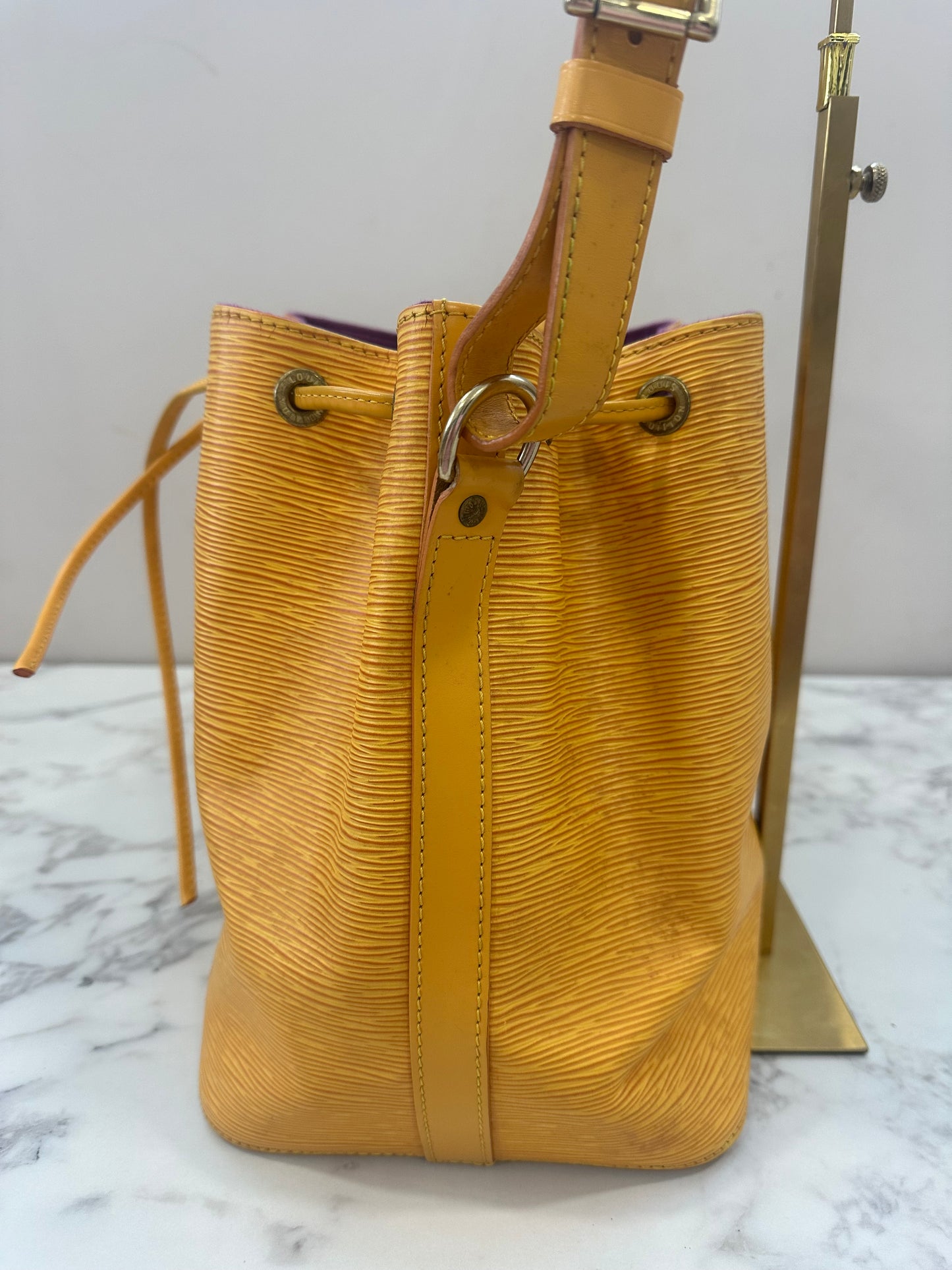 Louis Vuitton Yellow Epi Petite Noé